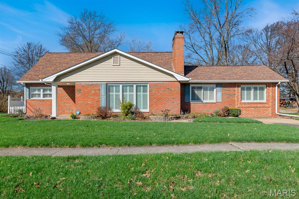 IMMACULATELY KEPT BRICK 1.5 STORY ON A CORNER LOT!  4 bedrooms - 2 baths!  Spacious living room features a brick fireplace and lots of natural light. Recently updated kitchen offers plenty of cabinets, granite countertops, large center island and stainless appliances. Dining room with generous layout easily accommodates a large table - perfect for hosting gatherings with family and friends. The family room is enormous and ideal for every day living, plus a great space for entertaining - blending convenience and warmth.  2 bedrooms on the main level with ample closets. Full hall bath - freshly renovated.  2 additional bedrooms on the upper level - plus 2nd full hall bath.  Lower level is partially finished and provides a 2nd family room / recreation space. Plenty of great storage in unfinished area. 2 car attached garage - oversized with side entry (609 square feet).  Backyard is fenced for privacy and includes a nice patio - a quiet place to kick back and relax - enjoy morning coffee, evening wine, or a good book. Pride of ownership is apparent - neat, clean, and immaculately maintained. Fantastic curb appeal in a sought after neighborhood. This home has already passed the required Granite City municipal inspection. Just move in and call it HOME! Buyers to verify all MLS data, including but not limited to, square footage, measurements, lot size, taxes, exemptions, etc.