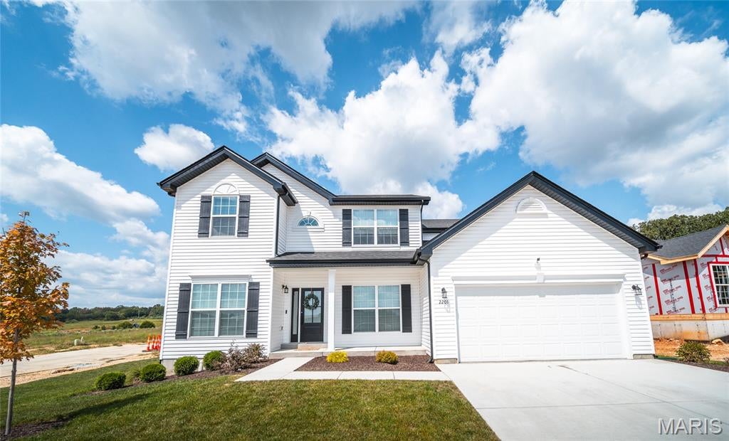 Experience the LUXURY version of the McBride home in Rolla, MO! This is a bright and beautifully designed home where thoughtful details and functionality come together. The main level features 9-ft ceilings, a private office, dining room, and an inviting living room with large windows that provide an abundance of natural light and an open, sophisticated layout. The chef's style kitchen is the heart of the home, showcasing custom cabinetry, beautiful silestone countertops, and upgraded white glass appliances. It's all complemented by a convenient butler’s pantry for additional storage and prep space. A well-appointed mudroom is just off the garage and provides the perfect drop zone for coats, shoes, and everyday essentials. Moving upstairs, you'll find a stunning primary suite with a large walk-in closet and a bathroom that features a spacious walk-in shower, garden tub, and elegant finishes, to include a cultured marble counter top. There are three additional bedrooms, a full bathroom, and a laundry room - that complete the second floor. In the basement you'll find plenty of space to add an additional bedroom, bathroom, and living area. The gated backyard is perfect for entertaining. This subdivision offers two future playgrounds, a 30(+/-) acre common area, and soon to-be sport court! Contact us for a list of all the upgrades and info about the transferrable warranties! So much new without the wait!