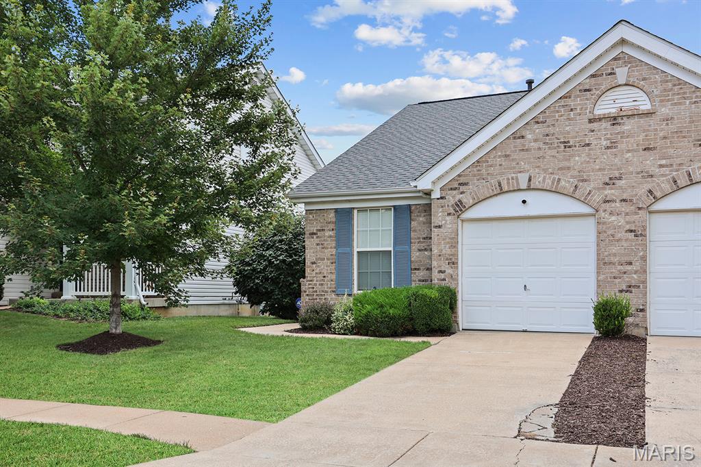 Welcome to 52 Jost Villa, a spacious 2-bedroom, 1.5-bath villa located in the desirable Villages of Jost Farm. The open floor plan offers a comfortable and functional layout with plenty of natural light and minor updates throughout. Both bedrooms are generously sized, while the attached 1-car garage adds everyday convenience including rough-in plumbing first first floor laundry! Downstairs, the large unfinished basement with a deep pour provides excellent potential for additional living space including a half bath rough-in, a home office, recreation area, or storage.  Enjoy the ease of low-maintenance villa living in an established community. Whether you’re looking to simplify your lifestyle or make a space your own, 52 Jost Villa offers comfort, convenience, and plenty of potential.