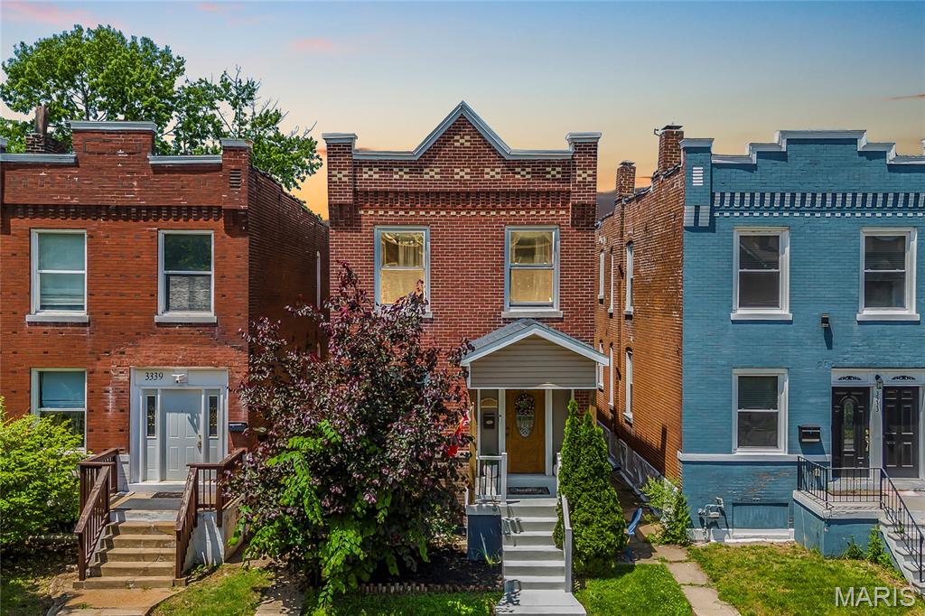 Historic South City charm meets modern, move-in-ready living in this fully renovated Benton Park West beauty just one block from all the energy of Cherokee Street. Completely reimagined in 2017 with updated electric, plumbing, HVAC, roof and more, this home delivers the character buyers love without the projects they don’t. Inside, the open-concept main level creates an airy, connected space perfect for entertaining, cozy nights in or hosting friends before a night out on Cherokee. The oversized kitchen is both stylish and incredibly functional, featuring rich espresso shaker cabinetry, granite countertops, stainless steel appliances and a timeless natural stone tile backsplash. A center island with bar seating anchors the space while extensive cabinet and counter space make this kitchen ideal for entertaining, cooking or everyday life. Upstairs, the spacious primary suite offers a rare city-home luxury with double closets and a private full bath, while second-floor laundry makes day-to-day living easy and convenient. Outside, enjoy a fully fenced backyard with deck space made for grilling, cocktails and summer nights under the patio lights, plus the added convenience of a detached 1-car garage. All just steps from neighborhood favorites for coffee, cocktails, shopping, tacos and one of the best flower shops in St. Louis. This is city living done right — updated, low-maintenance and full of personality.