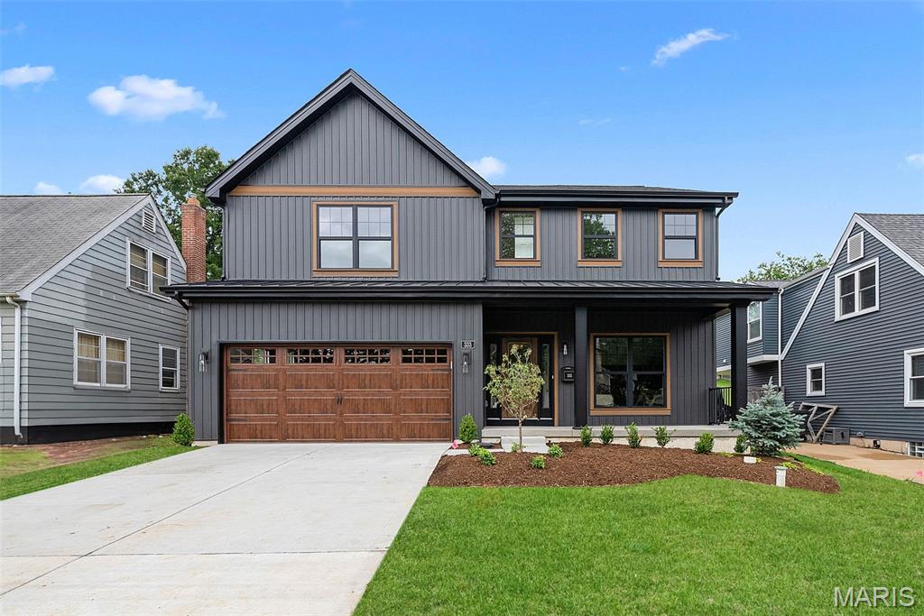 Move In Ready, New Construction in Kirkwood!  Prepare to be wowed by this custom built, 1.5 story home by Wool Custom Homes. This spectacular home will wow you from start to finish with on-trend features, extraordinary finishes and quality construction.  Offering 4 BD, 2.5 BA, a Loft, an Office, 2,762 s/f of impressive living space and an open, high-functioning floor design. The wow starts with chic curb appeal and eye-catching exterior color selections. Features inc 9 ft ceilings on the main floor, Main floor Primary Suite, tray ceiling in the Entry, crown molding, gourmet Kitchen, quartz countertops and backsplash, pop up charging stations, beautifully concealed walk in pantry, cafe gas stove, range hood, 42 in cabinets, designer hardware and lighting, large island with seating bar and quartz waterfall sides, dynamic 14 foot ceilings in the Great Room, side staircase design, an open floor plan, gas Fireplace with plank surround to the ceiling, luxury vinyl plank flooring, craftsman base trim and stair detail, wrought iron stair spindles, accent wall in the Primary Suite, transom windows, raised height vanities, soaking tub, custom tile shower with seat, walk in closet, frameless shower door, octagon tile flooring, walk in closets in every bdr, a full basement, composite deck w/privacy screening and more. Students will attend desirable Kirkwood schools. Located just minutes from Kirkwood Park and charming downtown Kirkwood. Quality built by Wool Custom Homes, a must see!