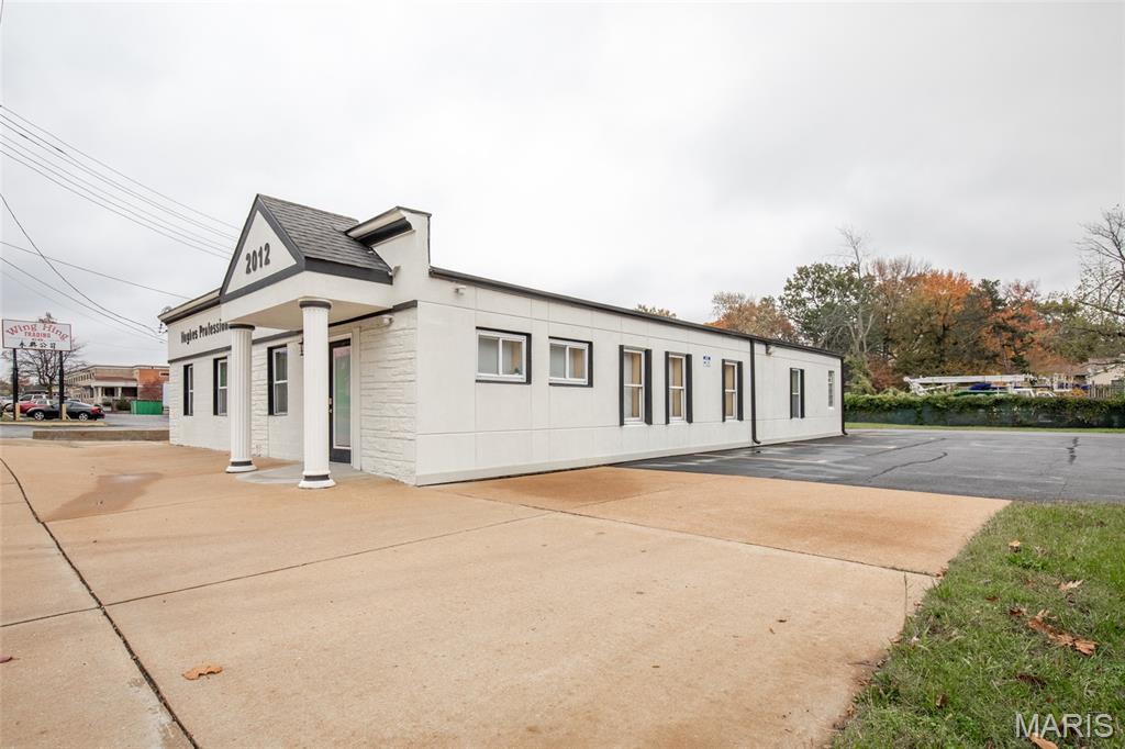 Meticulously renovated, this professional office building at 2012 Woodson Road in Overland, MO offers an excellent opportunity for small office users seeking a turnkey space in a convenient and accessible location. The property features five private offices, each approximately 600 square feet, along with an ADA-compliant restroom, a welcoming reception and waiting area, a kitchenette, and a storage room. Situated on a well-traveled corridor, the building combines strong visibility with easy access to major thoroughfares, making it an ideal choice for a wide range of professional services.