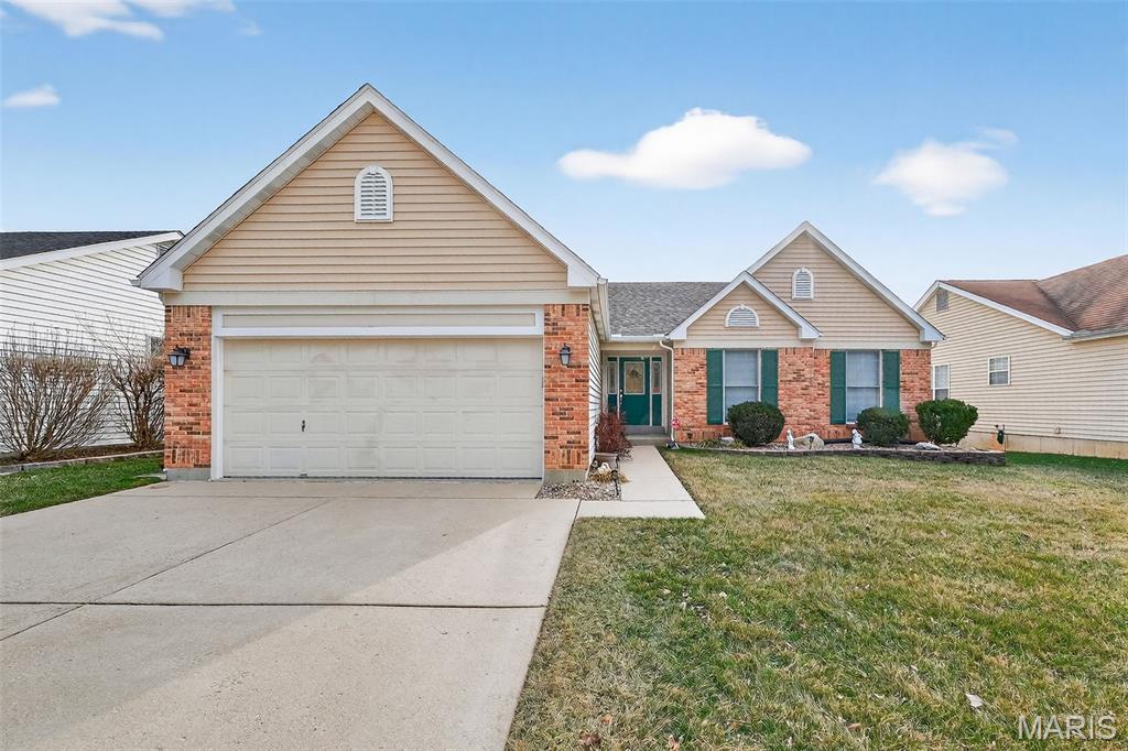 SHOWINGS BEGIN WEDNESDAY MARCH 4TH Welcome Home! Amazingly well kept ranch with open floor plan, vaulted ceilings, hardwood floors, custom eat in kitchen, tons of windows with natural light, gas fireplace in great room, 3 large main floor bedrooms, 2 full baths one being a master suite with double sinks and tub and separate shower, main floor laundry off garage, full unfinished lower level, New roof, great outdoor patio perfect for entertaining, large fenced yard, one owner and much more! This home will not last long