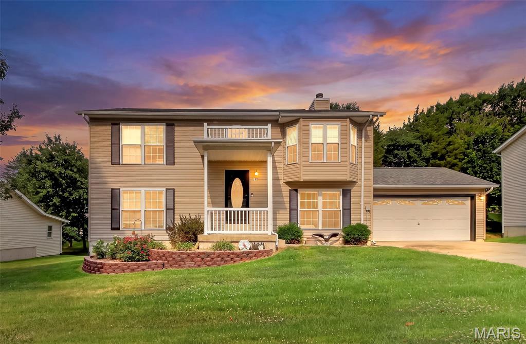 Welcome home to this beautifully maintained and updated 2 story home in a desirable Warrenton neighborhood, conveniently located within walking distance of Warrior Ridge Elementary and Warrenton High School.

The bright living room features a cozy fireplace, bay window, and luxury vinyl plank flooring that continues into the dining room. The country kitchen offers plenty of cabinet space, tile flooring, and an easy flow into the dining area.

The spacious primary suite features fresh neutral paint, LVP flooring, a walk-in closet, and private bath with a whirlpool tub, separate shower, vanity, and extra storage.

The main level has been updated with new LVP flooring and fresh paint and includes a large family room, two additional bedrooms, a beautifully remodeled full bath, and separate laundry/utility room. Enjoy convenient access to the attached 2-car garage and backyard deck. Outside you'll find a level backyard, custom landscaping, deck, and 10x12 storage shed.

Updates include a newer roof, new water heater, updated flooring, fresh neutral paint, remodeled lower-level bathroom, and regularly maintained HVAC.

Move-in ready, nicely updated, and offering $2,500 credit towards flooring or closing costs-schedule your showing today!