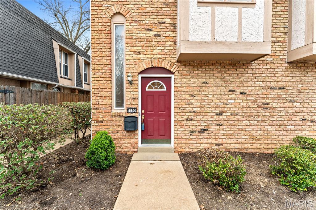 Welcome to this move-in ready end-unit condo in the well-established Villas on Olive community in Creve Coeur. Offering two finished levels plus a full basement, this home combines functionality, comfort, and a prime central location. Fresh paint throughout the interior and basement provides a clean, move-in-ready feel from the moment you enter.

The main level boasts a modern kitchen with stainless steel appliances, a pantry, and a breakfast bar that opens seamlessly into the living space, perfect for everyday living and entertaining. The spacious living room leads to a private patio, where the end-unit location offers open views of the sky and surrounding trees, creating a more peaceful and private outdoor setting that is ideal for relaxing or enjoying time outside.

Upstairs, two generously sized bedrooms share an updated full bath, with the primary bedroom offering dual closets for added storage. The full basement provides excellent storage capacity.

The Villas on Olive community offers a low-maintenance lifestyle with HOA-covered exterior maintenance, landscaping, and access to a community pool. Shopping, dining, and everyday conveniences are just minutes away along Olive Boulevard, with easy access to Highways 141 and 270. Nearby outdoor attractions include Creve Coeur Lake Memorial Park, Millennium Park, and the broader West County corridor.

This well-maintained end unit presents an excellent opportunity for comfortable, convenient living in a sought-after Creve Coeur location.