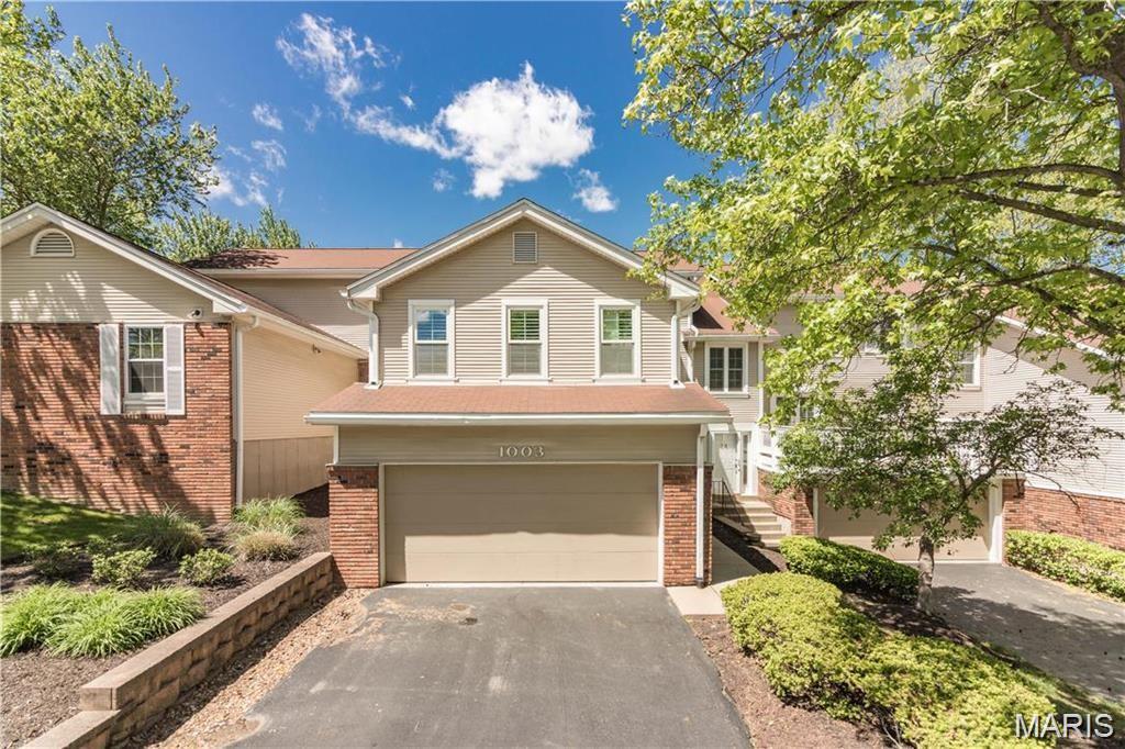 Discover three levels of luxury living in this well maintained 3+ BR, 3.5 BA townhome/condominium. Freshly painted and boasting over 2,000 sq. ft., this home features soaring ceilings, a chef's kitchen with granite counters, and new luxury vinyl hardwood floors (2026). The fully finished lower level offers a recreation room with  office setup with full bath. Enjoy a private deck backing to common ground, an attached 2-car garage, and community amenities like a pool, clubhouse, and tennis courts. 
Located in the prestigious Ladue School District, this property is being sold in its current As-Is condition. The seller will make no repairs or updates, offering an incredible, low-maintenance opportunity to buy into a highly desirable neighborhood. Bring your offers!

Outdoor Perks: Private deck backing to common ground + attached 2-car garage. 
Amenities: Steps away from the community pool, clubhouse, and tennis courts. 

Located in the heart of the prestigious Ladue School District.

Visit today and make it yours !
