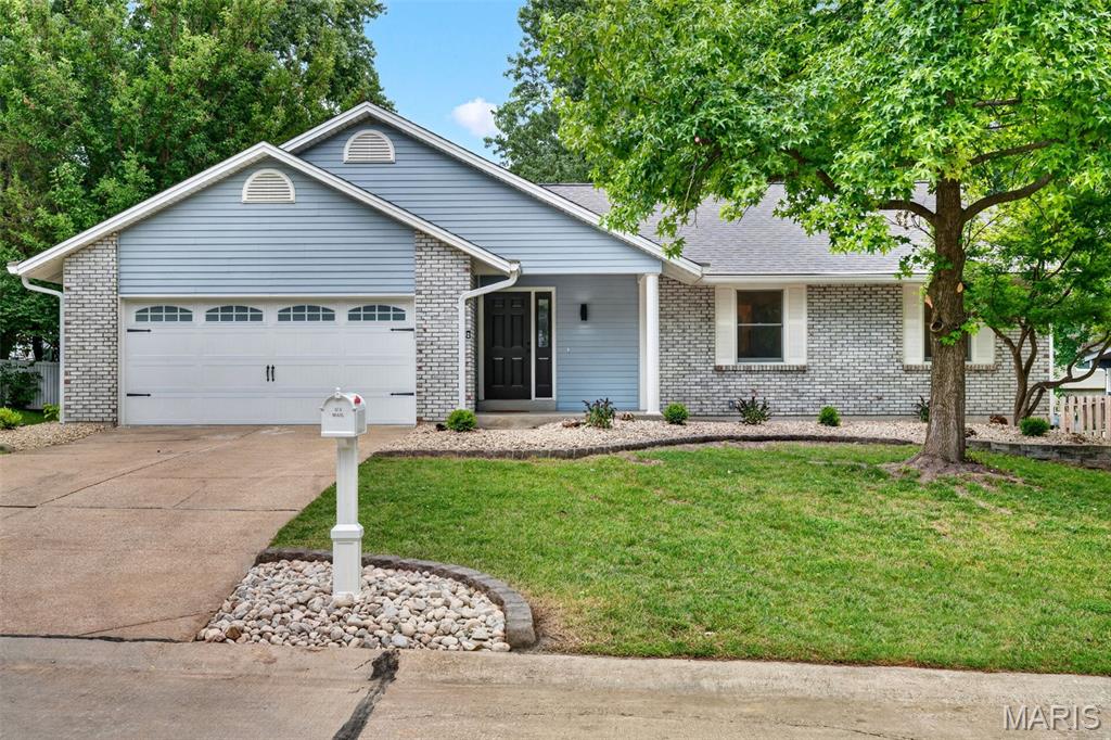Renovated ranches are always in demand, but renovated ranches with absolute top notch finishes, an actual fourth bedroom (and not a windowless room in the basement), and roughly 900 +/- sqft of finished lower level space are a whole lot harder to find. Meet 104 Christine Cay Court.

Located in unincorporated St. Charles County, it has 1,600+ sqft on the main level with three spacious bedrooms, two full, totally renovated bathrooms, main floor laundry, new flooring in every room and an open living, dining, and kitchen layout that is bright, functional, and feels polished from the second you walk in the door. The kitchen makes the first big impression with quartz countertops, a huge center island, stainless steel appliances, tile backsplash, custom two-tone cabinetry, stylish hardware, and lighting that ties together this kitchen that was re-designed with all the details in mind. The primary suite keeps that same feel going with a beautifully finished bathroom featuring a double vanity, all new fixtures, tile floors, and a fully tiled, custom walk-in shower. Additionally, there are two more spacious bedrooms on the main level and a second, gorgeously renovated, full bathroom with floating vanity, a shower/tub combo, and all new fixtures.

Downstairs, the finished lower level adds plenty of additional living space with a true fourth bedroom with an egress window, half bath, large rec room, bonus room, and still tons of unfinished storage space. Outside, you get refreshed curb appeal with all new landscaping, a white vinyl fence encompassing the backyard, and a two-car garage that even gives you extra room for storage.

At and around the neighborhood clubhouse, you'll have access to the neighborhood pool, pickleball court, pond, walking path, and more, all while being just minutes from Hwy 364, Cottleville, Veterans Tribute Park, and some of the best dining and shopping that St. Charles County has to offer. Zoned in the Francis Howell School District (Central Elementary, Bryan Middle, and Francis Howell High) be sure to schedule your showing today, because it might be sold by tomorrow!