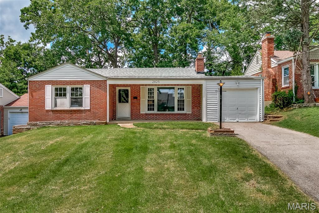 Welcome Home to 2825 Gainsboro Ct! This beautiful home has been meticulously renovated to offer an exquisite blend of style, comfort and modern convenience. This home offers 2 bedrooms and 1 and 1/2  baths!. As you step inside you will be greeted by a warm and inviting interior featuring beautiful hardwood flooring and a beautiful fireplace in the living room!  This home features a new warm tone paint color and dramatic dark doors. The kitchen has beautiful cabinetry, stainless steel appliances, granite countertops and plenty of space for a kitchen table! It also has a separate dining room.   The main bathroom has a new custom vanity  and a beautiful wall tile throughout the shower and walls!.  The lower level is finished and offers plenty of space for entertaining including a 1/2 bath!! . Very private back yard.