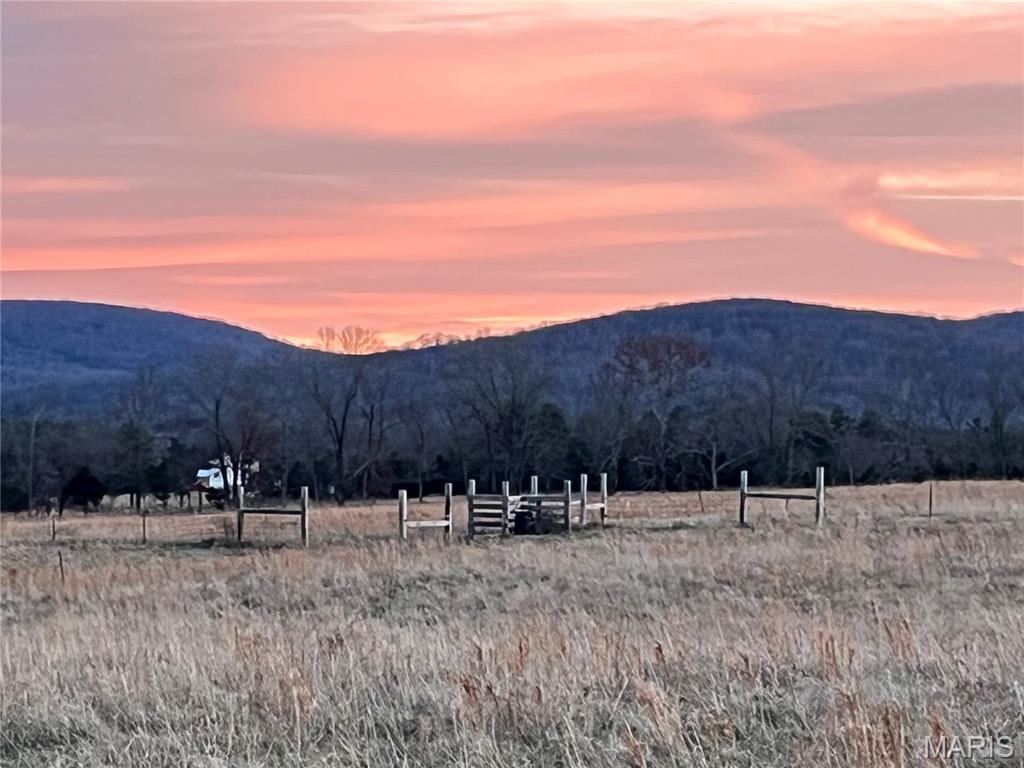 Discover 12.5 acres of beautiful open meadowland overlooking the scenic Arcadia Valley mountains, offering breathtaking views in every direction. This gently laying property is fully fenced around the entire perimeter and is ideal for creating a picturesque pond. With endless possibilities, the land could be cropped, leased, or used as the perfect location for your dream home. Enjoy peaceful country living with the added convenience of being just one mile from the St. Francois River Roselle access, perfect for fishing, floating, and outdoor recreation. A rare opportunity to own versatile land in a truly stunning setting.