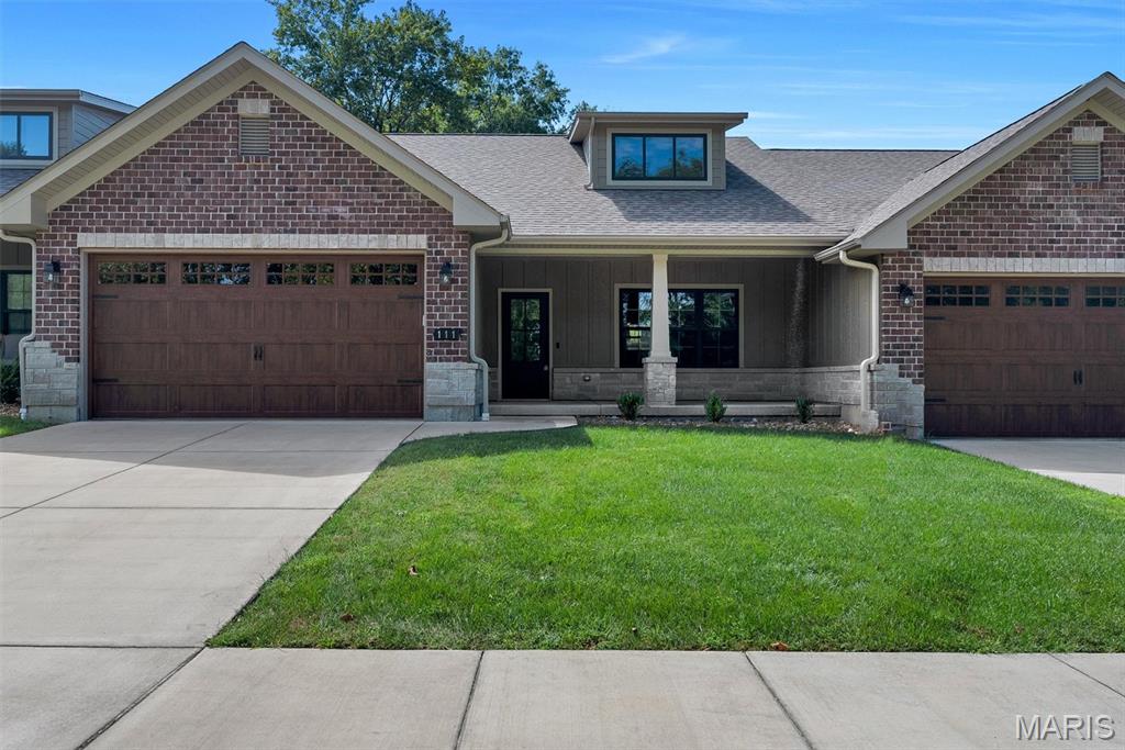 Nestled in the heart of St. Clair, The Villas at Stone Ledge, offers an exceptional opportunity for 55+ homebuyers who value thoughtful design, low-maintenance living, and easy access to daily conveniences. This upscale 60-unit villa community features beautifully appointed ranch-style homes with open main-floor living, vaulted ceilings, custom cabinetry, granite counters, luxury vinyl plank floors, and a private two-car garage-fully insulated, drywalled, and painted, all designed to support comfort and accessibility without compromising elegance. Each home places everyday ease at the forefront with features like a large central kitchen island, main-floor laundry, walk-in closets, and generous outdoor spaces for morning coffee or peaceful afternoons. A modest monthly HOA fee covers ground care and snow removal, allowing residents to enjoy their time without the burden of some exterior upkeep. Positioned just minutes from grocery shopping, dining, medical offices, and easy access to I-44, the community blends quiet neighborhood charm with practical proximity to services and amenities that matter most. Thoughtfully developed by a respected local builder, buyers can still personalize some interior features before construction is complete, creating a home that truly reflects their tastes and lifestyle goals in this distinguished 55+ setting. Come visit TODAY!