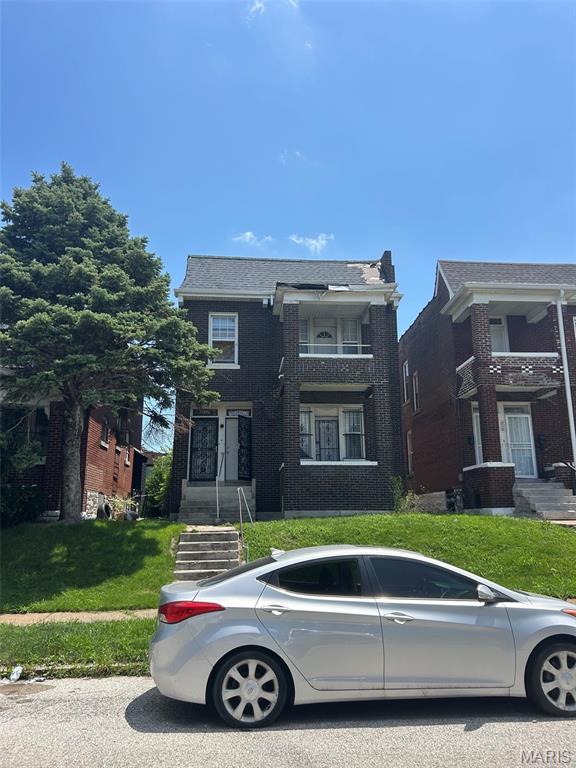 Welcome Investors to 3632 N Taylor Avenue.   This Duplex offers 2 bed and 1 bath per unit and is located conveniently to shopping and restaurants near Natural Bridge Road in N St Louis.  Some updates have been completed, and it needs a few repairs, but a great opportunity to make this your own and create an excellent income flow.  Currently vacant, Buyer will need to secure Occupancy.