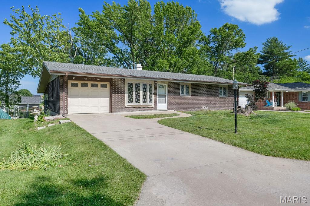 Beautifully updated and move-in ready! This 3 bed, 2 bath home sits at the end of a quiet dead-end street and offers the perfect mix of privacy, space, and modern updates. Inside, you’ll find updated kitchen flooring, new tile and flooring in the main bathroom, and a newly added private bathroom in the primary bedroom featuring stylish shower tile and durable LVP flooring. Additional improvements include all new sewer piping throughout the entire home, plus new ceiling fans and light fixtures throughout. The full unfinished basement offers endless potential for storage, a workshop, or future living space. Step outside to enjoy the large backyard and in-ground pool — perfect for entertaining, relaxing, and making the most of summer. Don’t miss your chance to own this beautifully improved home with room to grow! Buyer to independently verify all MLS information, including but not limited to square footage, room measurements, lot size, taxes, and school district.