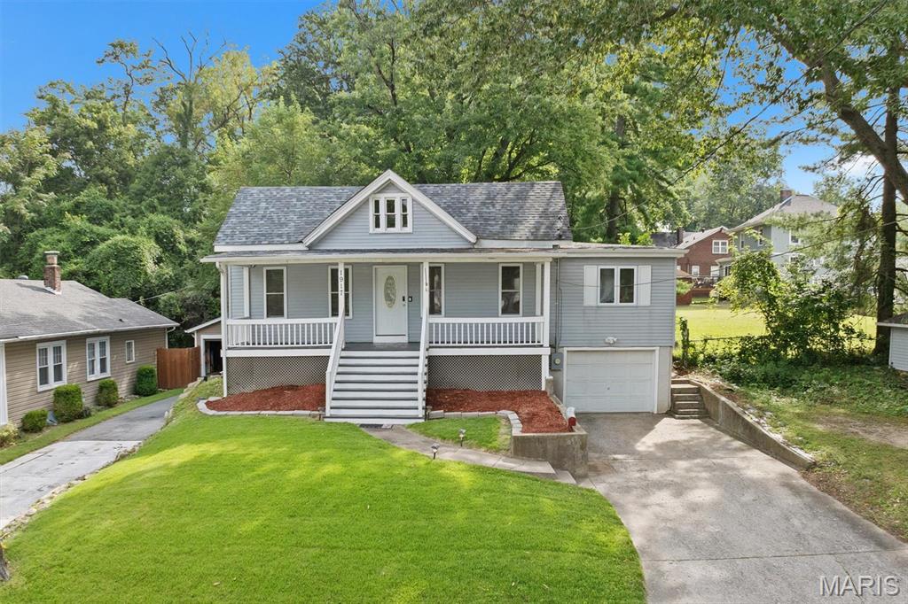 Fresh, finished and ready for its next chapter! Tucked on a dead-end street in Alton’s Middletown area, this move-in-ready 3-bedroom, 2-bath home checks the boxes with an open floor plan, main-floor laundry, fenced backyard and large covered front porch. The eat-in kitchen has been refreshed with newer cabinets, counters, lighting and flooring. Both full baths have also been updated with newer tub/shower surrounds, vanities, flooring and paint. Behind the scenes, a newer roof, HVAC and 200-amp electrical service add even more peace of mind. Even better, the refrigerator, dishwasher, microwave, washer and dryer all stay! And while the home makes everyday living easy, Alton brings the personality—local restaurants and shops, parks and trails, Mississippi River scenery and recreation, and convenient access to the greater St. Louis area. Move right in and start enjoying it!