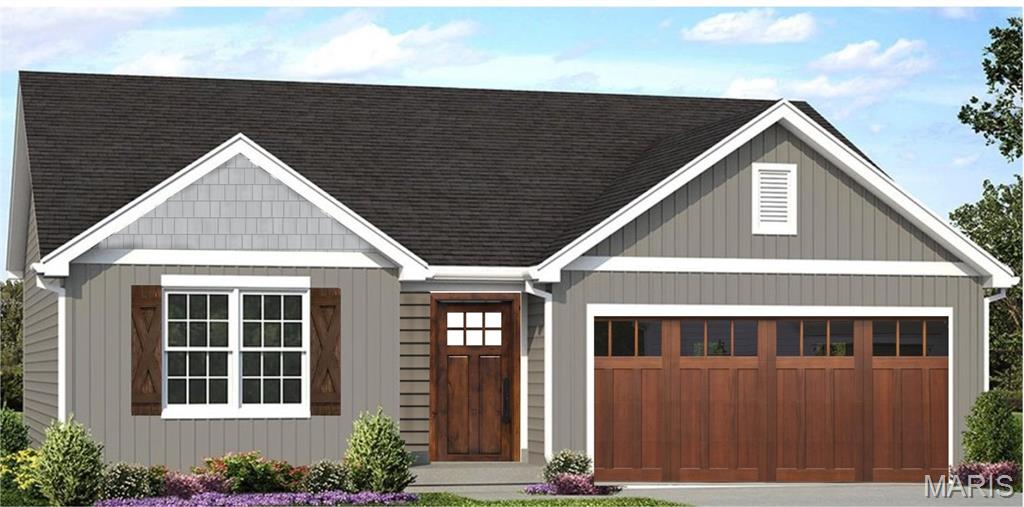 Brand new home on the 18th fairway under 400K? YES PLEASE- Home is currently under construction, a rare opportunity to choose your finishes to truly make it your own. Welcome to this beautiful custom-built 3-bed, 2-bath ranch with 2-car garage, perfectly situated in the highly desirable Raintree Plantation. Inside, you’ll find numerous upgrades that combine elegance with function, quartz countertops, a large center island, stainless steel appliances, 42-inch cabinetry, and a spacious vaulted floor plan that welcomes natural light. The 12x12 deck offers views overlooking the 18th fairway. The laminate plank flooring throughout the main living area adds modern sophistication. The lower level, lookout windows and rough-in plumbing, provides the option to add another bedroom or create the entertainment space of your dreams. Curb appeal abounds with upgraded vertical and shake siding, and striking North Hampton garage door with windows—a look sure to make your home stand out. Raintree offers -resort style amenities including a golf course, swimming pool, white sand beach, water skiing, tubing, and a restaurant and bar-all just minutes from your doorstep. Don’t miss the chance to make this dream home your own. Call today for details and secure your opportunity to live in the most sought-after community in JeffCo! HOA fee's and Clubhouse fee's are separate please 
inquire before you offer-colors and features may vary- It's time to make that move to Easy St.!