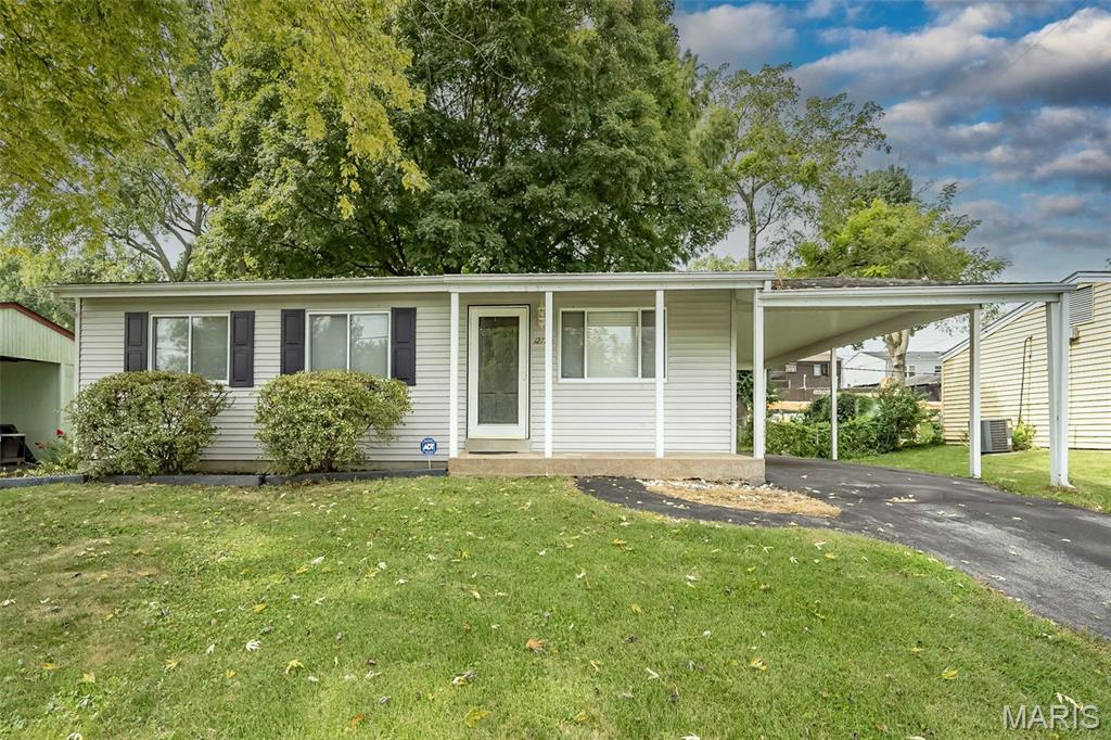 Welcome to 12720 Missouri Bottom Rd in Hazelwood, MO! This charming, updated 3 bedroom, 1.5 bath home offers comfortable living space, a finished lower level, and a fully fenced backyard ready to enjoy.

Step inside to a bright and inviting living room that flows into the kitchen through a large arched doorway, adding character while creating an open, connected feel between the two spaces. The kitchen features stainless steel appliances and plenty of cabinets. Three bedrooms and a full bath complete the main level.

The finished lower level provides even more room to spread out and features a spacious recreation area with a dry bar, an office/sleeping room, and a convenient half bath. Whether you need space for entertaining, working from home, hobbies, or movie nights, this flexible lower level offers plenty of possibilities.

Outside, enjoy a fully fenced yard with room for pets, play, gardening, or outdoor gatherings. A covered carport and driveway provide convenient off-street parking.

With 3 bedrooms, 1 1/2 bathrooms, additional finished living space in the lower level, and fenced yard, 12720 Missouri Bottom Rd is ready to welcome its next owner!

Agent Owned. Pets considered with landlord approval and an additional $500 non refundable pet deposit and $50/pet/month additional rent. Security deposit equal to 1 months rent. No smoking.