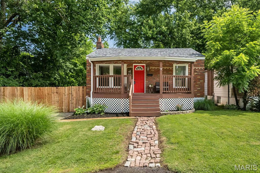 Brick bungalow, updates w/ modern amenities at the end of a dead end street. Detached two-car garage and lots of guest parking leading up to garage. Driveway and off-street parking as well.