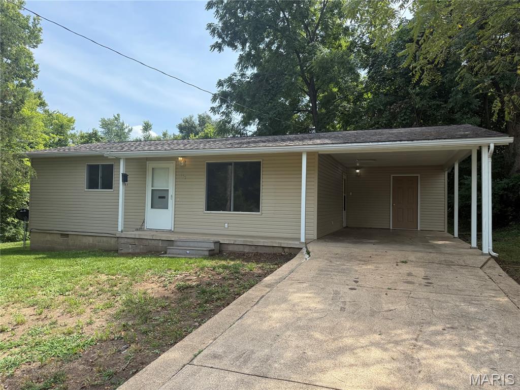 Functional and affordable home! This nice ranch home offers 2 spacious bedrooms, an eat-in kitchen, 1 bathroom, laundry closet and large family room. Outside you will find a covered front porch, attached carport, and private backyard, perfect for gatherings and family time. Schedule a showing today!