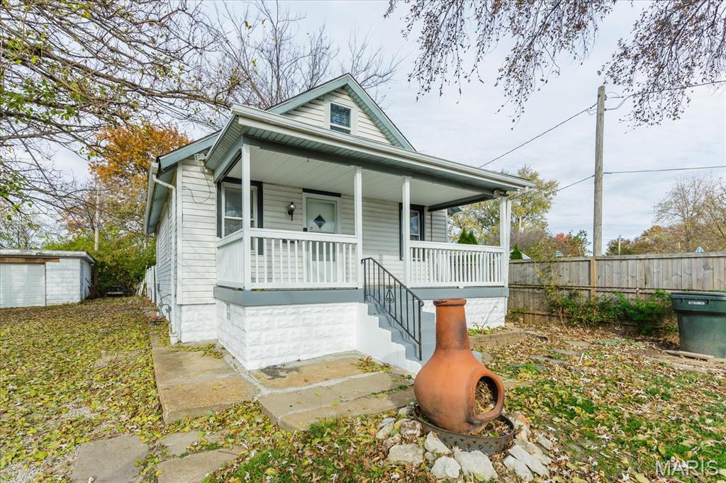 Welcome home to this beautifully updated 3-bedroom, 1-bath single-family residence in the heart of St. Louis. Perfectly positioned near major highways and public transportation, this home offers easy access to everything the city has to offer while maintaining a cozy neighborhood feel.  Located just minutes from Francis Park and close to vibrant downtown activity, you’ll enjoy the best of both outdoor recreation and urban convenience.  Inside, you’ll find recent updates . Comfortable living spaces, abundant natural light, and three bedrooms to fit a variety of needs—whether for family, guests, or a home office.  Step outside and relax on the spacious front porch—perfect for morning coffee or unwinding in the evening. The partially fenced yard provides added privacy and room for pets, play, or gardening.  Perfect for you’re first-time buyer or looking to add to your investment portfolio, this move-in ready home offers location, comfort, and value all in one.  Schedule your showing today!  Possible lease option available.  The property does provide a shareed driveway.