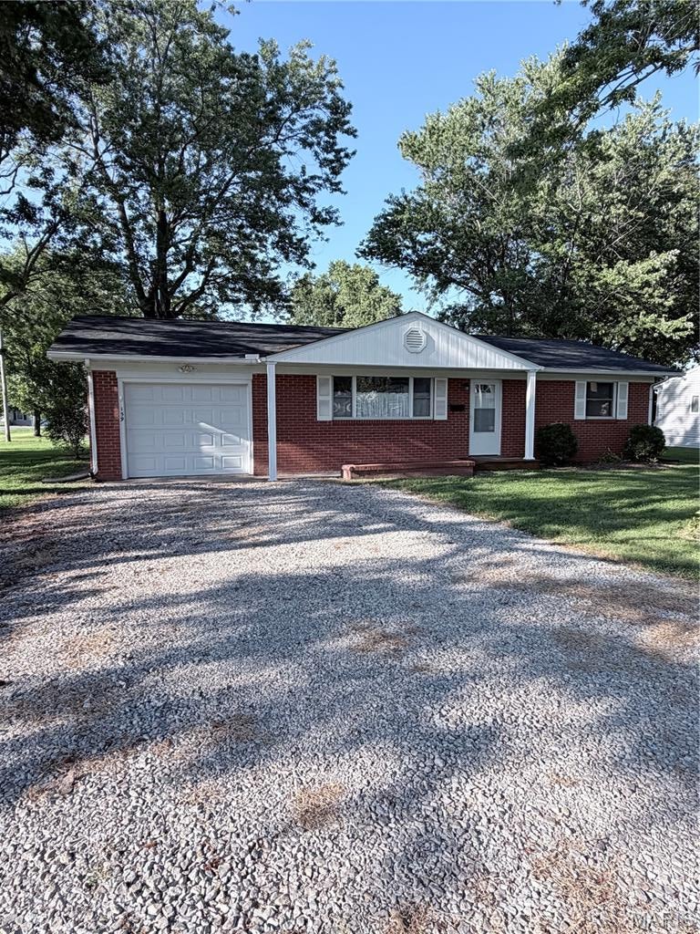 Affordable, updated and truly move-in ready! This charming 2-bedroom, 1-bath brick home sits on a desirable corner lot with large outdoor patio wrapped with a privacy fence and is packed with improvements. Major 2024 updates include a new roof, HVAC system, water heater, countertops and upgraded breaker box. Enjoy double-hung vinyl windows, newer appliances, a new refrigerator and garbage disposal, LeafFilter gutter protection and cleaned gutters. The partially fenced patio adds the perfect spot to relax outdoors. Meticulously maintained, full of character and ready for its next owner—don’t miss this one! Professional Photos coming soon!