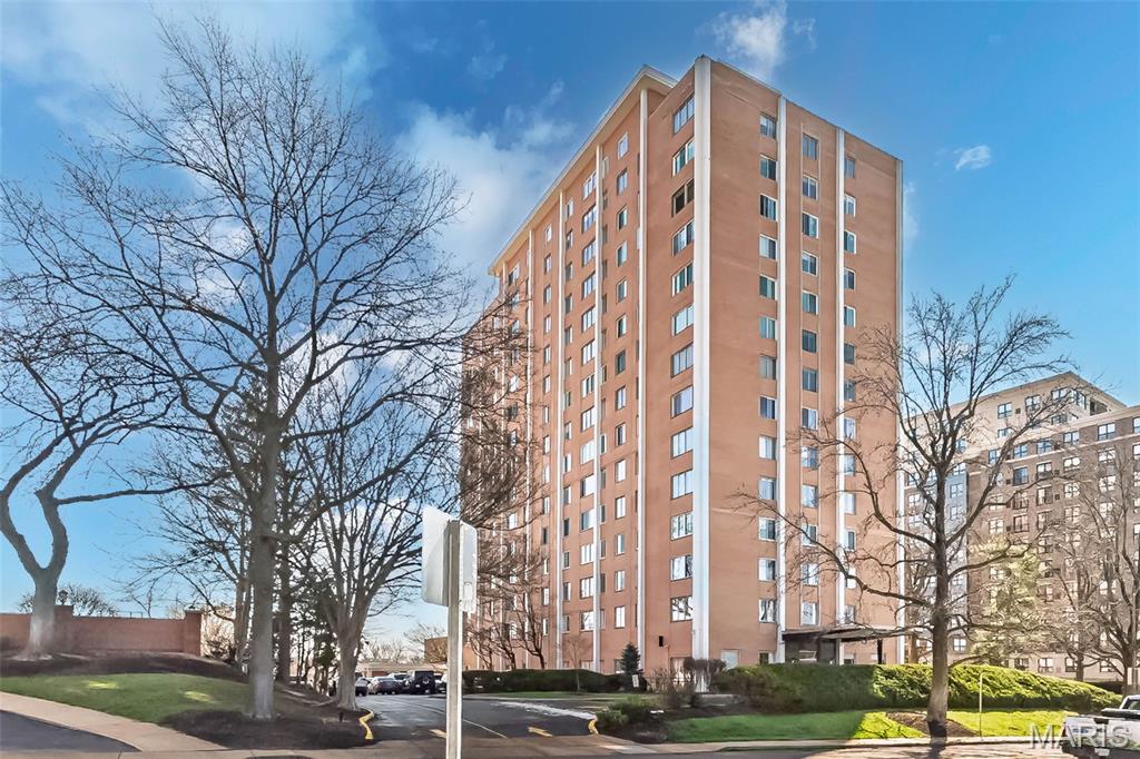 Price improvement for a totally maintenance free, secure living experience in the heart of beautiful Clayton!  Enter the front door with a 24 hour doorperson there to assist you and handle any packages or deliveries.  Take the elevator to the 5th floor and enjoy the beautiful views and abundant natural light as you enter unit C.  This 2 bed, 2 full bath, 1700+ sq ft condo offers plenty of room and convenience.  Open and bright floorplan with an abundance of windows.  Light and bright white kitchen with stainless appliances included.  Bathrooms are tastefully updated and the in unit washer / dryer are included.  You could move in just in time to use the pool and grill outside on the patio with outdoor picnic area.  There is also the added convenience of an on-site dog park.  Want to have a get together?  There is a party / meeting room to enjoy with family and friends.  This property has on site management and maintenance for your convenience, as well as a secure parking garage with attendant.  Don't forget the amazing location, so close to many, many things to do!   The owner is willing to sell any of the furnishings in the condo