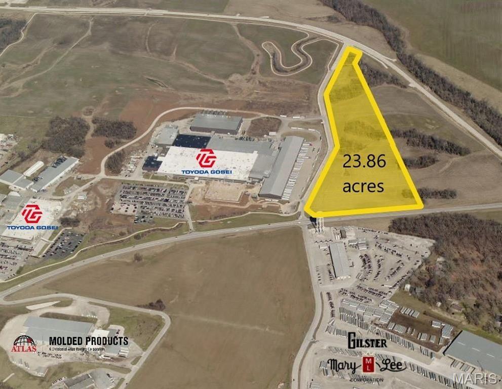 23.86 acre corner lot ready for development in growing area of Perryville with excellent traffic and visibility.  Suitable for various uses.  Close to industrial businesses.   Currently not in the city limits, but city utilities are nearby for easy annexation. Location: Corner Location, Hwy/Interstate Frntg, Industrial Park, Industrial Area