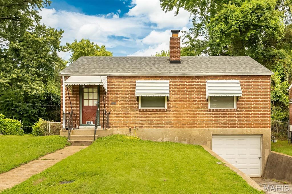 Instant cash flow opportunity! Add this adorable brick bungalow to your rental portfolio and gain income right away. Property is in good condition, was rehabbed in 2009 with vinyl plank and ceramic floors, updated kitchen and bath, light fixtures, etc. and has been well maintained by current landlord ever since.  Vinyl plank throughout main level except for kitchen which is ceramic tile.  Nice fireplace in living room. Basement/garage combo with private driveway.  Large, fenced backyard, near major intersections and many amenities such as grocery stores, banks, police station, etc. all within 5-10 minutes. This home is occupied, please don't disturb tenant who has lived there many years. Due to long-term tenant who rents through Section 8, $775 rent is significantly below market ($1000-$1224 per  Zillow). Current lease expires next February, 2027.  Tenant pays all utilities except for MSD. Please note that all personal property including appliances are owned by tenant. House is being sold in current, as is condition. No repairs, warranties, disclosures or inspections provided by Seller. Proof of funds dated within last 30 days must accompany offer. This is not a foreclosure or short sale, landlord just  looking to reduce inventory.