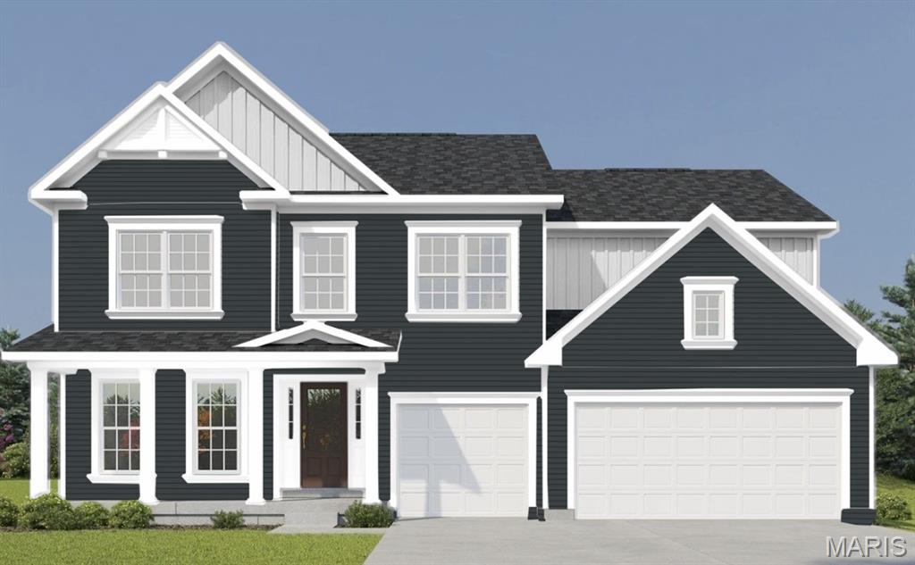 FOR SALE* This stunning new construction two-story home in Lakeview Farms offers 3,215 sq ft of thoughtfully designed living space. This 4-bedroom, 3.5-bath home features an open main-level layout with luxury vinyl plank flooring, a private study, separate dining room, and a spacious family room with an electric fireplace and wall of windows. The kitchen is the centerpiece of the home, showcasing quartz countertops and sink, a large center island, custom two-tone cabinetry with crown molding, soft-close, dovetail and full extending drawers, stainless steel gas appliances, and a walk-in pantry. Upstairs, the primary suite offers a relaxing retreat with ceiling fan, walk-in closet, soaking tub, separate shower, and double vanity. Three additional bedrooms, two full baths, and a bonus room provide ample space for family, guests, or flexible living options. The full, unfinished basement includes an egress window and rough-in for a future bath. Exterior features include architectural shingles, vinyl siding, professional landscaping, and a 3-car attached garage.