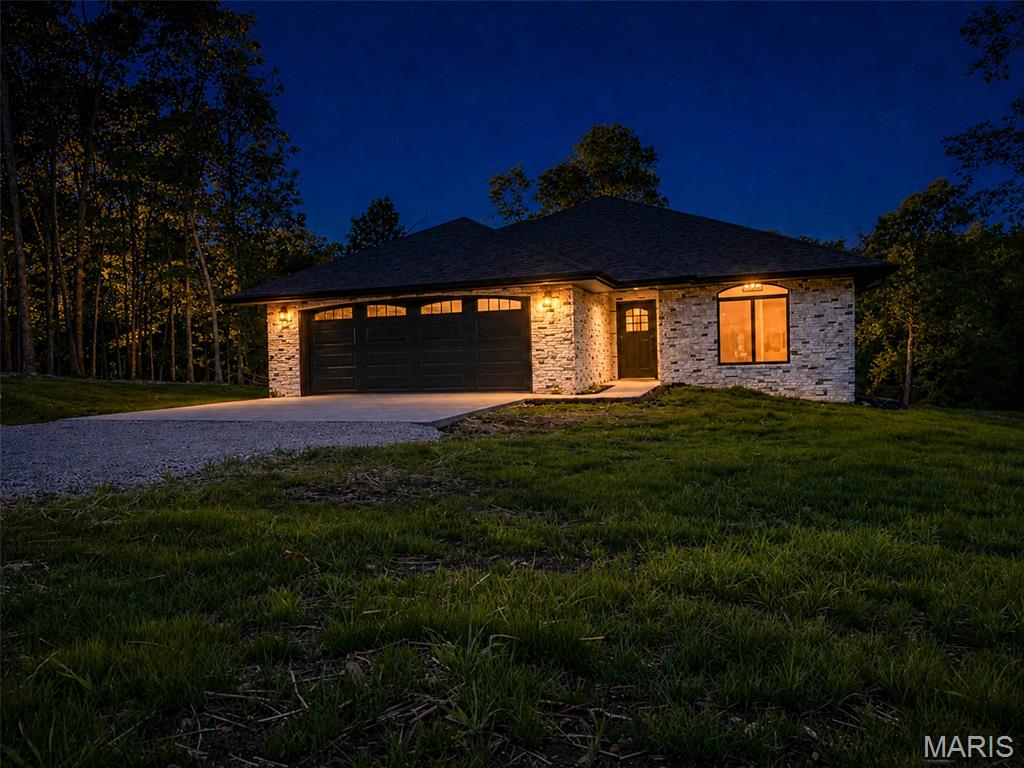 Beautiful new construction home on 3 private acres just outside of Salem, Missouri! Built in 2026, this energy-efficient 3 bedroom, 2 bath home offers approximately 1,400 square feet of thoughtfully designed living space with quality craftsmanship and modern finishes throughout.

The home features durable LP SmartSide siding and an ICF (Insulated Concrete Form) foundation for added strength and efficiency. Inside, you’ll find an open-concept floor plan featuring luxury vinyl plank flooring, exposed beam ceilings, granite countertops, custom cabinetry, and a spacious kitchen complete with stainless steel appliances — including the refrigerator, range, microwave, dishwasher, washer, and dryer.

The private master suite offers a relaxing retreat, while the additional bedrooms provide plenty of space for family or guests. A high-efficiency heat pump system helps keep utility costs low year-round.

Step outside to enjoy the covered back deck with beautiful wood ceiling details and peaceful wooded views — perfect for entertaining or relaxing in the country setting.

Additional features include:

3 bedrooms / 2 bathrooms
Approx. 1,400 sq. ft.
24x23 attached garage
Granite countertops
Stainless steel kitchen appliances plus washer & dryer included
ICF foundation
LP SmartSide siding
Heat pump HVAC system
Drilled well & septic system
Covered back deck
Situated on 3 acres
Located in the Salem R-80 (R3) School District
Just outside Salem, Missouri

This home combines modern style, efficiency, and low-maintenance country living all in one beautiful package.