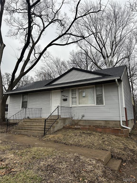 Immediate cash flow awaits savvy investors with this tenant occupied 3 bedroom ranch in St. Louis, MO! Offering an effortless addition to any rental portfolio, this single level home features a bright living area, a functional eat in kitchen, three comfortable bedrooms, and a full central bath. Big ticket updates provide immediate peace of mind, including a roof, gutters, and perimeter fence all installed in 2024. Outside, tenants enjoy low maintenance vinyl siding, off street parking, and a level fenced yard with a covered patio. Conveniently situated on a quiet cul de sac near major highways and the airport, this turnkey rental lets you collect passive income from day one.