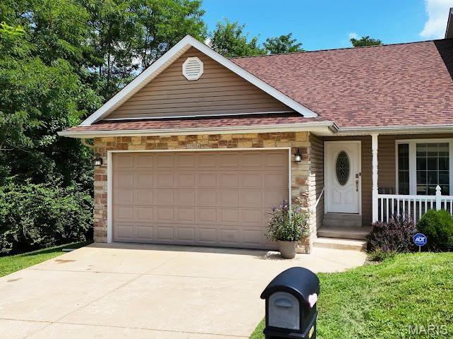 Welcome home to low-maintenance living in a peaceful, tucked-away villa that offers the perfect balance of privacy and convenience. Situated at the end of a quiet street, this home provides a secluded feel while remaining just 20 minutes from St. Louis with quick access to shopping, dining, entertainment, and everyday conveniences.
Inside, you'll find spacious living areas designed for comfortable everyday living and entertaining. The half-finished basement offers additional living space plus a bonus room that's ideal for a home office, hobby room, fitness area, or guest space. There's also unfinished space ready to be transformed to fit your needs.
For added peace of mind, the home features a brand-new roof, allowing you to move in with confidence. And did we mention one of the area's favorite local coffee shops is less than five minutes away? Whether you're grabbing your morning coffee, meeting friends for lunch, or enjoying the convenience of nearby shopping and dining, you'll love everything this location has to offer.
If you've been searching for a quiet community, minimal exterior maintenance, and a home that combines comfort, convenience, and room to grow, this villa is one you won't want to miss.