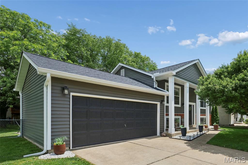 Welcome home to this well-maintained split-level gem offering the perfect blend of space, comfort, and modern updates! The main level features an inviting living room, kitchen, and hallway enhanced with stylish luxury vinyl plank flooring and updated baseboards. The kitchen is equipped with stainless steel appliances, including a 2025 dishwasher and 2019 stove and microwave. Two spacious bedrooms and a beautifully updated full bath complete the main floor. Both bathrooms were remodeled approximately seven years ago. The lower level provides additional versatile living space, featuring a third bedroom or ideal home office setup, a second full bath, and a large open family room perfect for relaxing or entertaining. Enjoy peace of mind with major exterior improvements completed in 2024, including a new ROOF, soffits, gutters, and siding, all adding to the home’s excellent curb appeal. Additional updates include the HVAC system and hot water heater, both replaced in 2019. Located in a desirable subdivision with a low annual HOA fee of just $50, residents also have the option to join the neighborhood pool for only $150 per year. Optional pool membership includes access to an in-ground pool, waterslide, toddler wading pool, covered clubhouse with bathrooms, and lifeguards during pool hours — perfect for summer fun and community enjoyment. With numerous updates and priced well below $300,000, this move-in-ready home is an incredible value. Schedule your showing today before it’s gone!