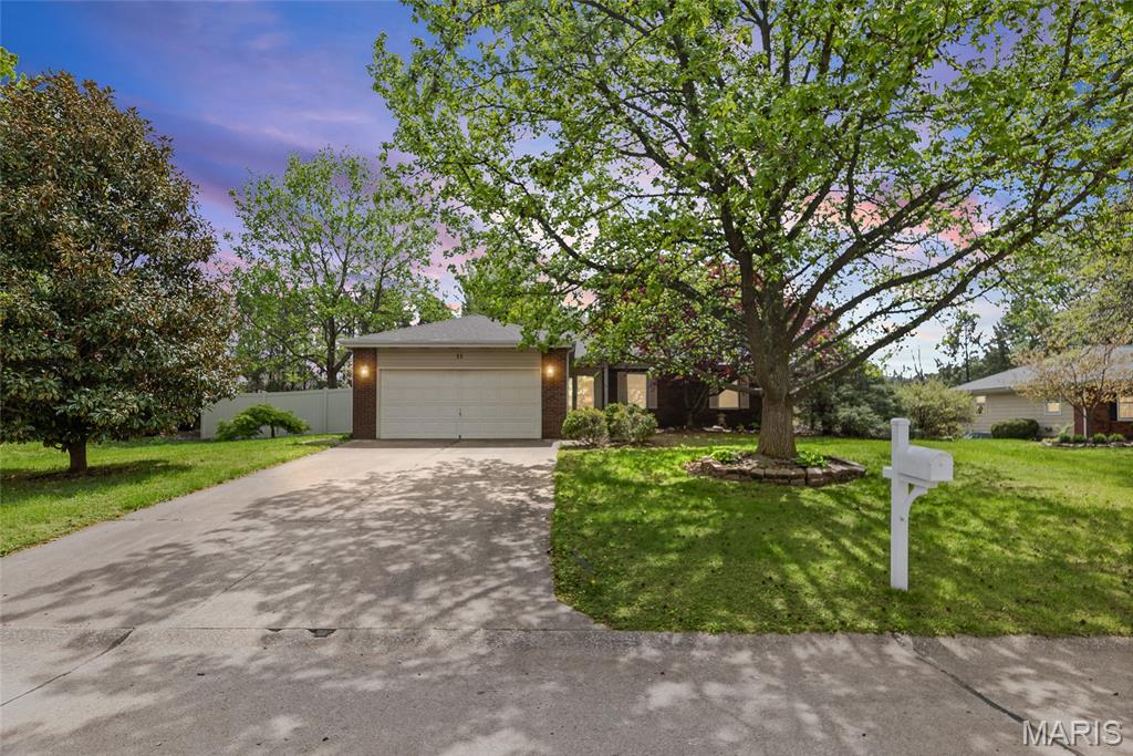 3 Bedroom Ranch Home - This lovely home offers comfortable single-level living including 1st floor laundry, a full basement plus an attached 2 car garage.  The beautiful Brazilian wood flooring throughout the living room, dining room, kitchen and hallway add to the stunning entrance and open living/dining area.  The sunroom is spacious and perfect for the quiet mornings & evening enjoyment.  This home has a built-in speaker system plus skylights - the energy saving natural lighting.  The spacious master bedroom has a master bath with a walk-in shower. There are two additional bedrooms plus a full bath on the main floor.  The basement has one room finished plus a generous unfinished area to create the space you have always wanted - gym, work shop, extra living area or great storage.  Step outside to enjoy the fenced backyard, perfect for pets, play, gardening for your own outdoor space.  Energy efficient solar panels help reduce utility costs while supporting sustainable living.  Solar panels are leased with approx. 23 yrs left in the lease. Pay schedule is attached.