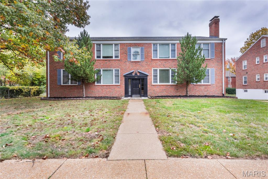 Welcome to 8124-8130 Roxburgh, Clayton Missouri. This property consists of two beautiful 4 family apartment buildings located in Clayshire Neighborhood just across Clayton Road from the Galleria near the Clayton Road and Brentwood Boulevard intersections. These 8 Spacious apartments are 1050 SF each with 2 bedrooms & a rarely available 1.5 bathrooms. Each apartment has hardwood floors in main living space & bedrooms. Ceramic tiled floors in bathrooms & kitchen. All units have central AC & forced air gas furnaces. Electric and gas billed to tenant accounts. Each unit has storage, garage & laundry hookup. Landlord pays water, sewer, trash & recycling. Newer replacement windows bring heating & cooling costs down. Living Room/Dining combination with eat-in kitchen & beautifully tiled wall bathrooms with soaking tub & shower. Basement level has a total of 8 designated garage parking spaces, 8 separate washer/dryer hookups for tenants to bring own washer & dryer and one private locking storage unit is provided for each apartment. Large 1/2 acre plus lot with ample green space. No vacancies, both buildings are fully occupied. Please do not disturb tenants. Property consists of 8124 Roxburgh and 8130 Roxburgh being sold together. The buildings are joined by a double driveway to parking garages in the back of building. Updates include windows, hvac, electrical, plumbing, 2 new roofs 2021. No sign on the property.