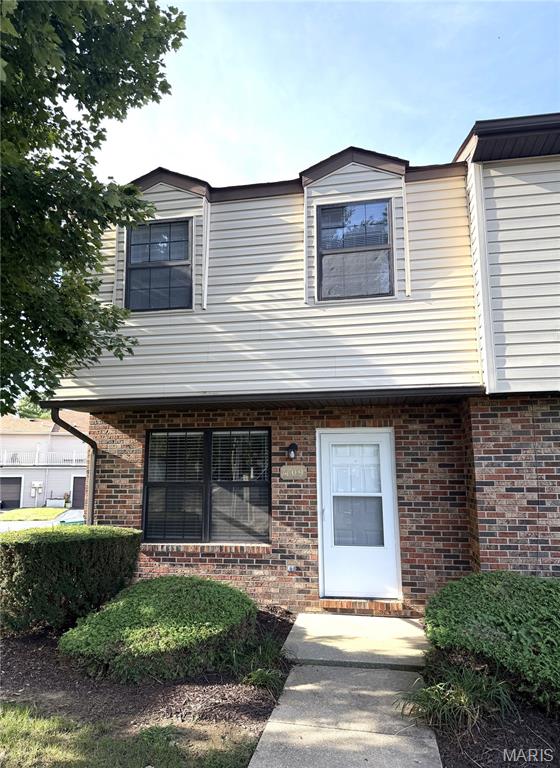 Move-in ready townhome offering affordable, low-maintenance living in the heart of O’Fallon! Main level features an updated kitchen with appliances, ample counter space, and convenient laundry. Upstairs offers 2 bedrooms, full bath, and generous closet space. Enjoy the back deck, plus an exterior storage shed for added convenience. Updated carpeting in living room and both bedrooms. Building roof replaced in 2025! Great location and an excellent opportunity for easy living.