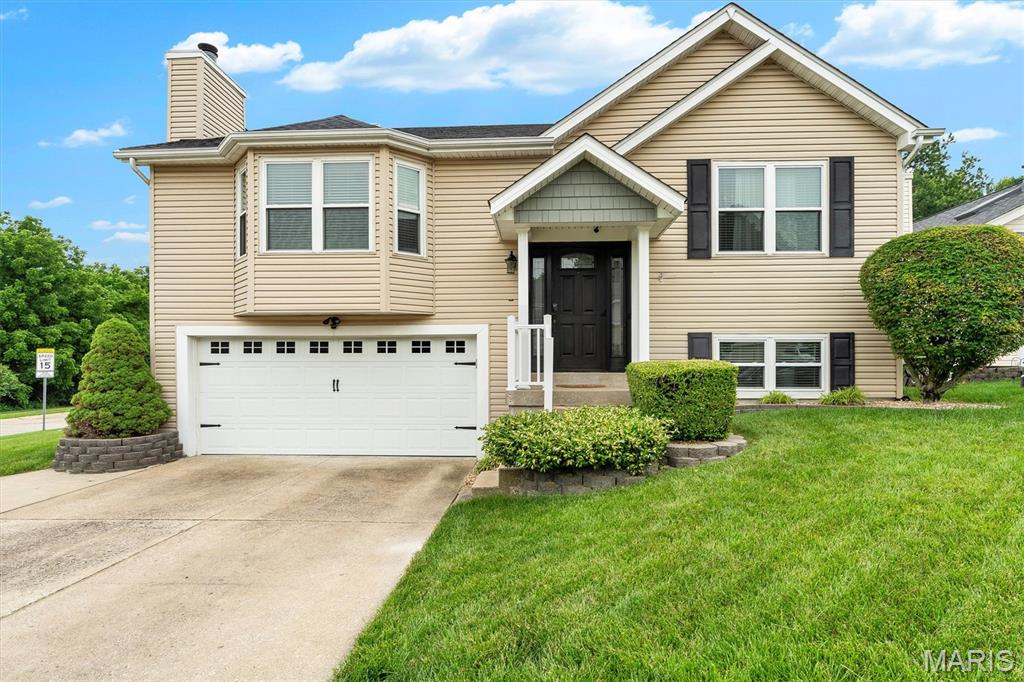 Welcome to 210 Kunze Drive—a home where pride of ownership is immediately apparent and thoughtful updates have already been completed for its next chapter. Lovingly maintained and continuously improved, this 3-bedroom, 2-bath residence offers the perfect blend of comfort, quality, and everyday functionality in a desirable St. Charles location, with the added convenience of being within walking distance of Harvest Ridge Elementary School.

From the moment you arrive, you'll appreciate the care invested in this property. Recent exterior improvements include a 2023 roof, soffit, fascia, and skylights, along with professional landscaping and a beautifully maintained lawn that create exceptional curb appeal. The expansive level lot provides ample space to enjoy outdoor living, gardening, recreation, or simply relaxing in your own private retreat.

Inside, soaring vaulted ceilings create an open and inviting atmosphere filled with natural light. Hardwood and tile flooring flow throughout much of the home, complemented by custom trim details that add warmth and character. The spacious living areas are designed to accommodate both everyday living and special gatherings with ease.

The custom kitchen serves as the heart of the home, featuring granite countertops, tile backsplash, abundant cabinetry, and a functional layout that balances beauty with practicality. Whether preparing a quick breakfast or hosting family and friends, this space was designed to be enjoyed.

The primary suite offers a comfortable retreat, while two additional bedrooms provide flexibility for family members, guests, hobbies, or a home office. Both full bathrooms have been thoughtfully updated with newer vanities and improvements that enhance both style and function.

Step outside to discover one of the property's standout features—an oversized composite deck overlooking the expansive backyard. Designed for low-maintenance enjoyment, this outdoor living space is ideal for morning coffee, summer barbecues, evening gatherings, or simply taking in the beauty of the lush surroundings. The exceptional level lot offers plenty of room for play, pets, entertaining, or future outdoor enhancements.

The oversized two-car garage provides excellent storage and workspace options, while the home's thoughtful layout and extensive updates create a move-in-ready opportunity that is increasingly difficult to find. The location offers the convenience buyers are searching for, including walkability to Harvest Ridge Elementary and easy access to shopping, dining, parks, and commuter routes throughout St. Charles County.

For buyers seeking a home that has been genuinely cared for, thoughtfully improved, and positioned on an exceptional lot in a convenient location, 210 Kunze Drive represents a rare opportunity to enjoy quality, comfort, and pride of ownership from day one.

Every improvement tells a story of careful stewardship. Every space reflects a commitment to maintenance and quality. This is more than a house—it's a home that has been cherished, improved, and prepared for its next owners to create memories of their own.