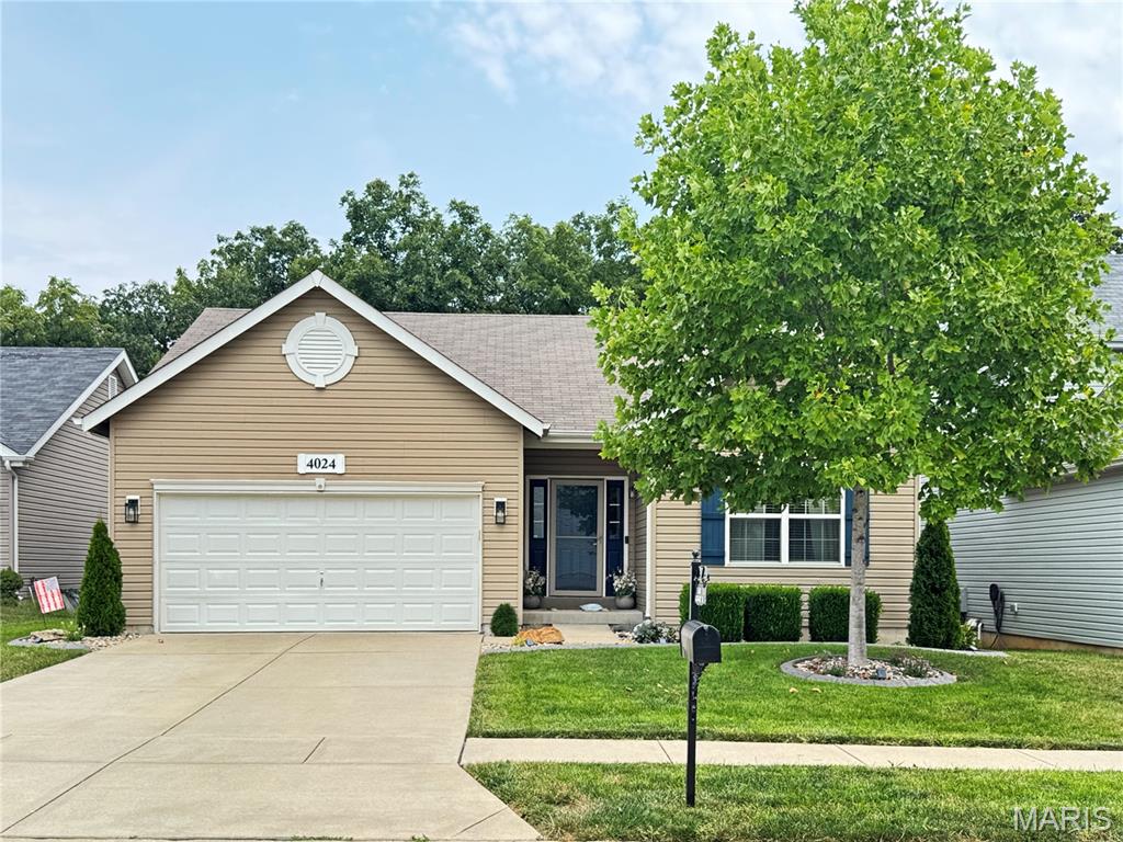 Have You Been Looking For an Updated Ranch Home in a Convenient Location that Backs to Woods?! Then Schedule Your Tour Today! This Ranch Home on a cul du sac offers over 2,300sqft of Living Space in addition to amazing outdoor spaces including rear deck, fire pit area, and cozy pergola patio. From the sidewalk to the front porch, you'll take note of the charming landscaping, and the entry foyer leads to the Large Open Living Space with 9 foot ceilings and engineered wood floors. The spacious Living Room opens to the Kitchen and Dining Area which offer access to the Deck. The Completely Custom Kitchen welcomes the chef as it features large island with sink, accent cabinets, and premium lighting. Off the kitchen you'll find the laundry room leading to the garage. The Large Primary Bedroom Suite offers great natural light, a walk-in closet, full bathroom with large vanity, and barn door for more character. The other 2 Main Floor Bedrooms are off the foyer and share the luxurious Hall Bathroom with tall ceilings. In the Lower Level, you will find an unfinished space which is perfect for storage or a gym area.  The Family Room offers a bar area, cozy seating area, and space for game tables. The 4th bedroom current;y funcitons as an office, but provides great felxibility. The Lot backs to subdivision common ground, which is adjacent to Quail Ridge park across Peruque Creek. Priced Below last Appraisal Value, Showings Start on 8/28/2026. Schedule Your Viewing Today!