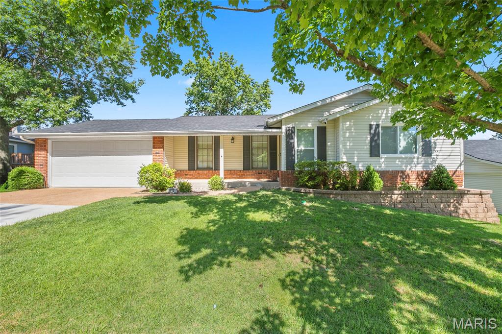 Welcome home to this beautifully maintained ranch in the highly sought-after Oakville area! Featuring an in-ground pool, spacious primary suite, cozy fireplaces, and a finished walk-out lower level, this home offers the perfect blend of comfort and functionality.  With 2,282 square feet of living space, this home includes 3 bedrooms, 2.5 bathrooms, and a newer roof (2026). The updated kitchen is a standout, stainless steel appliances, granite countertops, a large custom pantry, and sliding glass doors that open to a spacious composite deck, ideal for relaxing or entertaining.  The finished walk-out lower level provides additional living space with a large family room, a second fireplace, and a convenient half bath. Step outside and enjoy your own backyard retreat featuring a beautiful in-ground pool.  Conveniently located just minutes from Bee Tree Park, major highways, dining, shopping, grocery stores, and schools, this home combines a fantastic location with exceptional amenities. Don't miss your opportunity to make it yours!