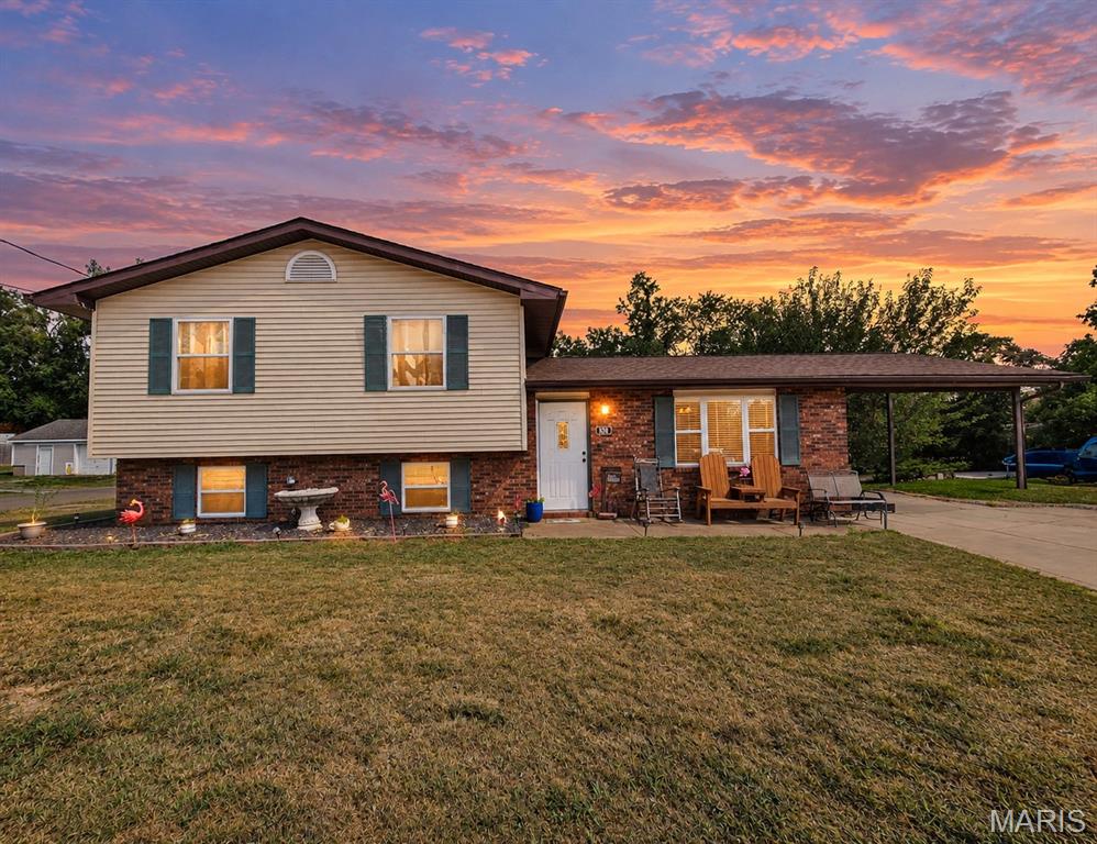 Welcome to this beautifully maintained 5-bedroom, 1.5-bath split-level home, ideally situated on a spacious corner lot in Desloge. The inviting interior features an updated kitchen, open-concept living area, and attractive flooring throughout. With five bedrooms and additional storage, there is plenty of space to accommodate gatherings, guests, a home office, or hobbies. Step outside to enjoy the generous yard, mature apple trees, and charming gazebo—perfect for relaxing or entertaining. A convenient carport adds covered parking and extra functionality. This well-cared-for home offers a wonderful combination of comfortable living, thoughtful updates, and desirable outdoor space. Sellers are offering a 1 year home warranty.