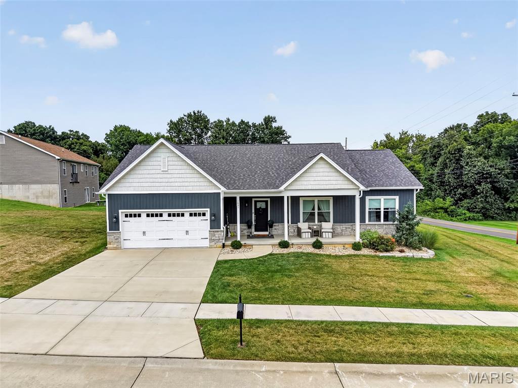Welcome home to this beautiful, only 3-year-old home offering over 1,700 square feet of modern, comfortable living! Featuring 3 bedrooms and 3 bathrooms, this home boasts a spacious open-concept floor plan perfect for both everyday living and entertaining. The kitchen is the heart of the home, complete with granite countertops, stainless steel appliances, a gas range, and a large center island with a Walk-in pantry and plenty of room to gather. Retreat to the inviting primary suite featuring a private full bathroom with a walk in shower. The open basement is ready for your personal touch, offering endless possibilities for additional living space, a recreation room, home gym, or office. A 2-car garage adds convenience and extra storage. Centrally located with easy access to shopping, dining, schools, and major roadways, this move-in-ready home combines newer construction, modern finishes, and a fantastic location. All that's missing is you—schedule your showing today!