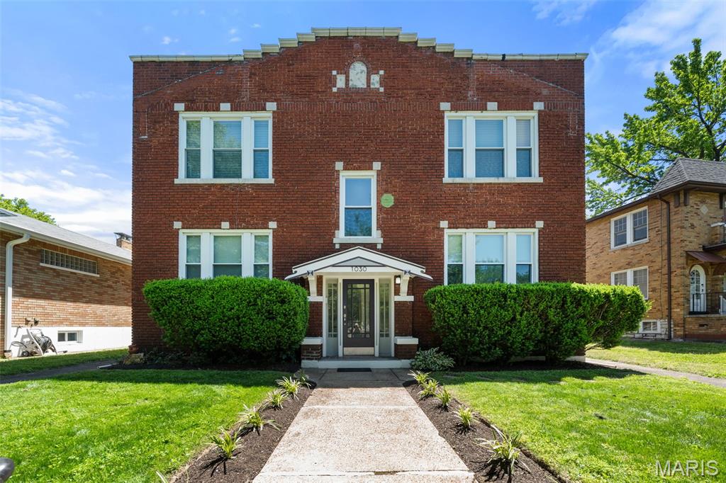 Rare opportunity to invest in a 4-unit property in the highly desirable Little Flower neighborhood of Richmond Heights. Located a stone’s throw from Downtown Clayton, Washington University, the Barnes Jewish Hospital Complex, and great access to regional highways, the location can’t be beat -- incredible tenant draw!  Offered at a pro forma 7.27% Cap Rate, with easy value-add to bring even higher returns.  With simple cosmetic updates, all of these 1-bed units command $1595 market rents – adding laundry in-unit could raise to $1795/mo, ready with a perfect location off the kitchen.  In great condition with some recent updates, the property has Central AC & Forced Air heat, updated plumbing and electrical panels, vinyl windows throughout, excellent masonry & tuckpointing, 4 spots of off-street parking.  1030 Commodore should prove to be a low-maintenance, easy-to-manage investment for years to come -- won’t last long, call today!