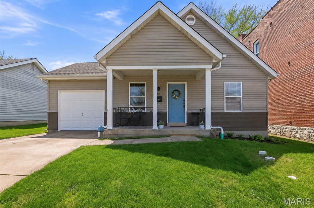Fully updated home in the wonderful Gate District! A RARE ranch home provides all main-floor living with 4 Bedrooms and 3 Full baths. This modern home has it all and the location is unbeatable! Upon entering you'll find luxury plank flooring flowing throughout providing a clean and modern touch. The kitchen features newer stainless steel appliances, butcher block style counter-tops, honeycomb back-splash and generous separate dining area. The main level hosts three bedrooms including the primary en-suite with and a beautifully renovated bathroom and spacious closet space. Two guest beds share a 2nd updated full bath with floor to ceiling tile work and tub/shower combo. Continue to say "WOW" as you enter the finished basement complete with a large living/rec  area with new egress window, 4th bedroom, and 3rd full bath with new shower and fixtures. An additional bonus room provides a great flex space for additional sleeping area or office & a large laundry room with built in shelving for easy storage and organization. The home also has an attached garage and ample street parking. The great sized yard is perfect for entertaining, gardening and also has a patio ready for the upcoming summer.  The home has a prime location. Enjoy the close proximity to highway 40 and 44, Topgolf, SLU,  and you're minutes from the MLS stadium and all that downtown has to offer. The home also has great potential to be an income producing property with comparable rents of $2100+. For those relocating, the home can also be sold partially furnished if buyer is interested to make the transition even easier. New Roof to be installed and brand new Radon System.