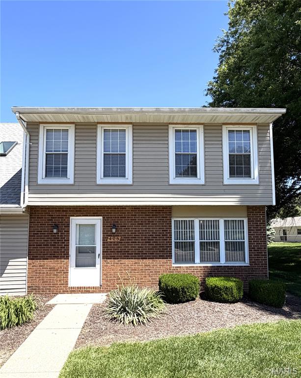 Low-maintenance living in O'Fallon! This tastefully updated townhouse offers modern upgrades and a spacious layout. The kitchen was beautifully renovated in 2023 with new cabinets, granite countertops, and stainless steel appliances. The large family room features vaulted ceilings, creating an open and inviting space. The main level includes one bedroom and a full bath for added convenience. Upstairs, you’ll find two additional bedrooms and another full bath. Recent updates include new carpet (2026), a new roof (2026), HVAC system (2022), and a new deck with a private wall for outdoor enjoyment. Additional features include a detached 1-car garage with door opener. Don’t miss this move-in-ready home — schedule your tour today! Through no fault of the seller, this property is back on the market.