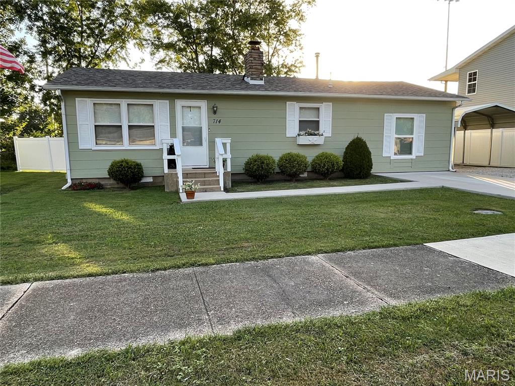 This home has been very well maintained.  Clean and neat and waiting for the next family.  The backyard has a cozy covered patio to sit and enjoy the manicured back yard.  You can also enjoy the sidewalks to take a stroll or the kids can walk to the school.  You can't go wrong with this home.  Make an appointment today.