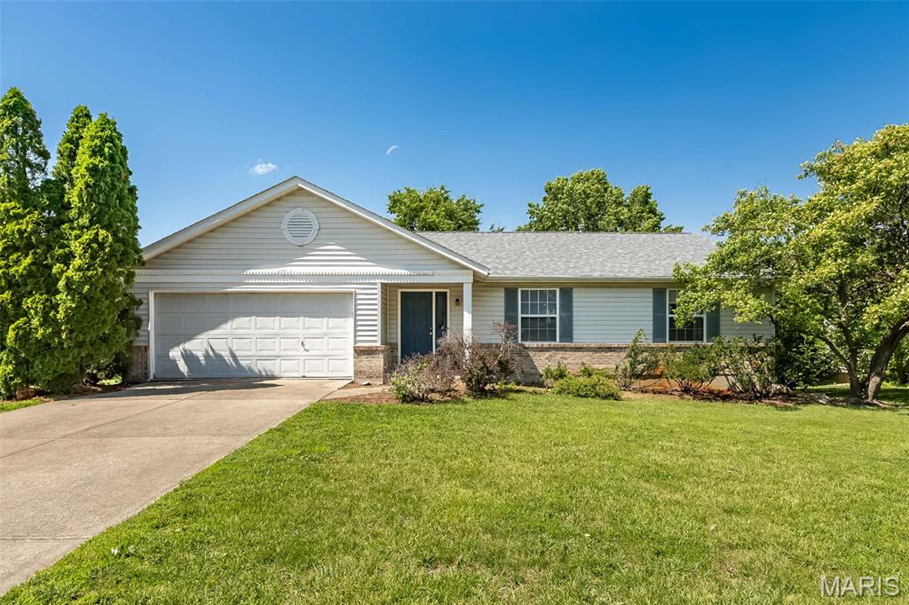 Charming Ranch with Walkout in Highly Desirable Subdivision!
This lovely 3-bedroom, 2-bath ranch offers the perfect blend of comfort and style with a sought-after open floor plan and vaulted ceilings in the main living area and the primary bedroom. The spacious great room features a cozy woodburning fireplace and an atrium door that opens to a large deck—ideal for relaxing or entertaining.
The kitchen includes a pantry, breakfast bar, and convenient access to a private main floor laundry room. The primary suite is a true retreat, showcasing a vaulted ceiling, walk-in closet, and en-suite bath with a soaking tub, double bowl vanity, and separate shower.
The walkout, lower level provides endless potential for additional living space, while the home’s inviting layout and desirable location make it a must-see!