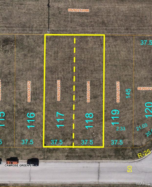 Price listed is Starting Bid Only. Bidding starts closing 8/20/2026 @ 5p.m.  Rare development opportunity awaits with this unique offering in and adjacent to the Fox Valley Subdivision of Belleville, IL! The properties include 19 mostly level duplex/townhome lots, one 1.25± acre parcel zoned AG-Agriculture, and one 3.25± acre tract consisting of four parcels selling together as one. Two of the four parcels making up the 3.25± acre tract are zoned A-1 Single Family, while the remaining two parcels are zoned AG-Agriculture. The duplex/townhome lots are being sold individually as pairs with the exception of the 1.25± acre parcel in the subdivision and the 3.25± acre parcel adjacent to the subdivision. Each duplex to be built will need to meet the minimum 1,200 SF per side requirement. The 3.25± acre tract, whose four parcels will be sold together as one, allowing buyers the flexibility to purchase the parcels that best fit their development needs. All public utilities are available onsite to the residential lots; however, no tap-on fees have been paid by the current owner. All properties fall under the City of Belleville zoning jurisdiction. Any use or development not permitted under the current zoning classifications will require approval from the City of Belleville. The property is served by Belle Valley School District #119 and Belleville Township High School East. Conveniently located near the intersection of Mascoutah Avenue and Green Mount Road with quick access to IL Route 15 and just minutes from Scott Air Force Base, this is an outstanding opportunity for residential developers and investors. Property will sell under auction terms and be sold AS- IS, WHERE-IS. Seller, will not make any repairs as a result of any building, occupancy, or environmental inspections. Buyer will be required to sign an Auction Purchase & Sale Agreement if final bid is accepted by Sellers