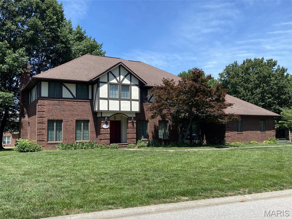 GREAT opportunity to live in beautiful Oak Hill Estates. This home is grand and spacious and you will appreciate the room sizes and storage. Stately 2 story foyer with closets provides a welcoming entrance. The library includes built in bookcases ready for your treasures. There is a formal living room that has a view of the formal living room; perfect for entertaining. The great room has windows that flank the fireplace and built in storage purposefully separates that space from the breakfast room and kitchen. The breakfast room has a bay area with backyard views. Everything will have its place in the kitchen. Ample cabinets, useful countertops, a planning center, and walk in pantry make this well designed kitchen both inviting and inclusive! There is a main floor laundry room with a closet and sink and an additional half bath is located there with easy access to the backyard and the three car side load garage. The upper level has a grand staircase from the foyer as well as a functional stair access from the kitchen. The primary bedroom offers a separate sitting room or office that has a lofted view of the foyer below. You will appreciate the dual walk in closet space and a primary bath that features a jetted tub and separate shower along with built in storage. Two of the bedrooms share an updated jack and jill style bath with a newer granite topped vanity, while the 4th bedroom has a private bathroom. All bedrooms feature their own walk in closets and there is a walk in cedar lined closet in the hallway. A family room in the basement has room for a theatre or pool table and includes a wet bar area and window seat with storage. There is a craft or exercise room in the lower level with mirrored closet doors. Another bathroom is located nearby. There are two 200 amp electrical panels serving the home and a radon mitigation system has been installed. 2 storage rooms or a workshop are also located in the lower level.  This one really has space for all your interests or hobbies. Home is being sold AS IS, seller will no no inspections. Home is well built but will need some updating. The exterior brickwork at the fireplace includes a herringbone pattern with soldier courses. The original plans say there is 3/4" tongue and groove subflooring. The HOA covers cul de sac island gardening, security that is hired for the Halloween traffic, Easter egg hunt; Christmas decorating contest and annual meeting. Call your favorite Realtor to view this one! Video recording on premises.