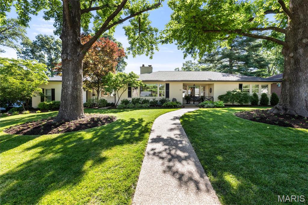 Desirable Warson Woods ranch offering the perfect blend of comfort, style, and functionality! This 3-bedroom, 1.5-bath home features a beautiful open floor plan ideal for today's lifestyle, with spacious living and dining areas designed for effortless entertaining and everyday living. Natural light fills the home, creating a warm and inviting atmosphere throughout.
Step outside to a large, private backyard with a charming brick patio...perfect for outdoor gatherings, grilling, pets, and play. The attached two-car garage provides convenience and plenty of additional parking on driveway. Located in one of the area's most sought-after neighborhoods, this home offers walkability to parks, Warson Woods Swim club/community pool (membership required), tennis/pickleball courts, shopping, dining, and major highways. Recent updates include new electric panel, Woods Basement system (sump pump and drain tiles), new front walk-way, freshly painted though-out.
A rare opportunity to enjoy ranch-style living in the heart of Warson Woods, schedule your showing today! Showings start Friday 6/5, interior photos 6/4.