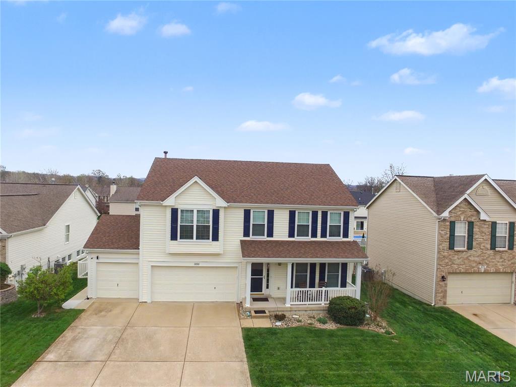 Welcome to 3866 Scarlet Oak in the highly sought-after Meadow View Subdivision — a meticulously maintained two-story home that truly shows like new. From the moment you step inside, you’ll notice the exceptional care and numerous updates throughout.
The main level features a spacious open floor plan highlighted by stunning scraped real hardwood flooring. The inviting family room showcases custom built-in cabinetry and flows seamlessly into the beautifully updated kitchen, making it perfect for entertaining. The kitchen offers custom cabinetry, a glass tile backsplash, built-in stainless steel appliances, and a massive center island with breakfast bar seating. A formal dining room and convenient main-floor laundry complete the space.
Upstairs, you’ll find a versatile bonus family room currently being used as a home office. The primary suite is a true private retreat featuring a large walk-in closet and a spa-inspired luxury bath with custom dual vanities, a walk-in shower with multiple shower heads, and a built-in bench seat. Two additional generously sized bedrooms each include walk-in closets.
Outside, enjoy a level fenced backyard with a large patio and two pergolas providing plenty of shade for relaxing summer days. Raised garden bed and an attached utility shed add both charm and functionality to this exceptional outdoor space. This home is a must see & won't last long. Schedule your appointment today!