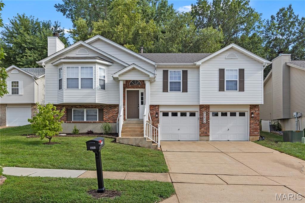 Wow! This LINDBERGH school district home tucked away in the Winter Green Estates subdivision is ready for its new owner! Welcome to 13218 Wintergreen Estates in beautiful Fenton, Mo! You will not be disappointed stepping into this home. It has everything you're looking for: new LVP flooring, baseboards, paint, lighting, fixtures, stainless steel appliances, and plumbing. The sellers didn't stop there, they also replaced the roof for the buyer's peace of mind. Yes, there is more - you'll notice right away the open concept with vaulted ceilings, island covered in granite, fire place and plenty of room to entertain. New vanities in the bathroom and the primary bedroom features large bath with shower and tub. Finished lower level features full bathroom perfect for entertaining or guest sleeping. Outside offers plenty of green space for your favorite four legged friend. Showings will start 7/10/2026 don't wait to see this home!