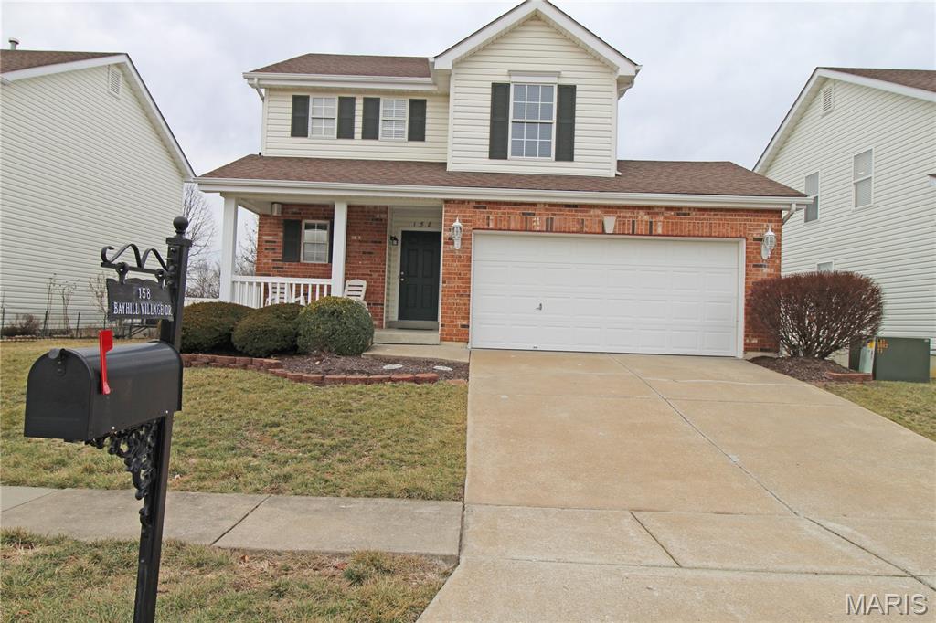 This is a dollhouse! This open floor plan home is perfect for anyone! Newer roof!  Newer Water Heater!  Newer Furnace & Air Conditioner!  The great room features a gas fireplace with elegant architectural surround, a breakfast bar perfect for entertaining & breakfast room with bay window. The kitchen features 42”, honey colored wood cabinets & lots of counter space. You will love entertaining on the large, aggregate patio accented by a 5 light lamp post. Upstairs you will find the master bedroom with awalk-in closet & built-in cabinet. The  master bathroom has a double bowl sink & an oversized shower w/ bench. The open loft area can be used as an office or extra sleeping area and you will be thrilled with the second floor laundry. Second bedroom is spacious and a second full bath is located next to it with tons of storage!  The lower level has been nicely finished and includes another full bathroom, a huge walk-in closet and lots of storage. Large two car garage! The monthly fee includes lawn care & some ext. maint.  It's ready to move in and it's adorable.